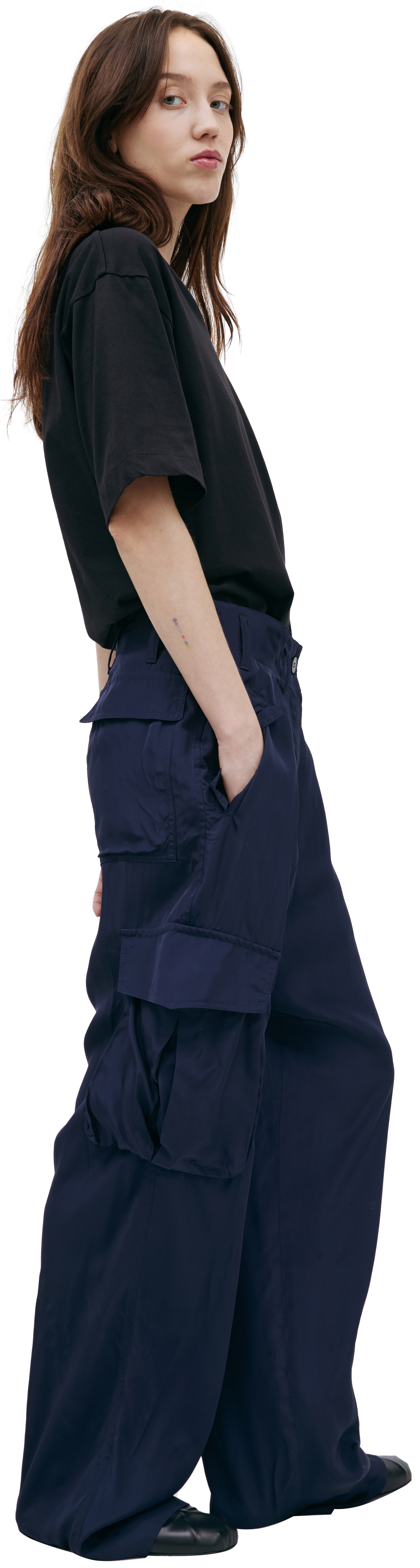 CARGO TROUSERS WITH PATCH POCKETS - 2