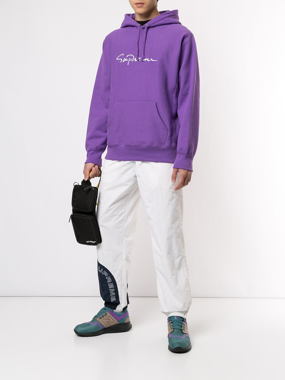 classic script hooded sweatshirt - 2