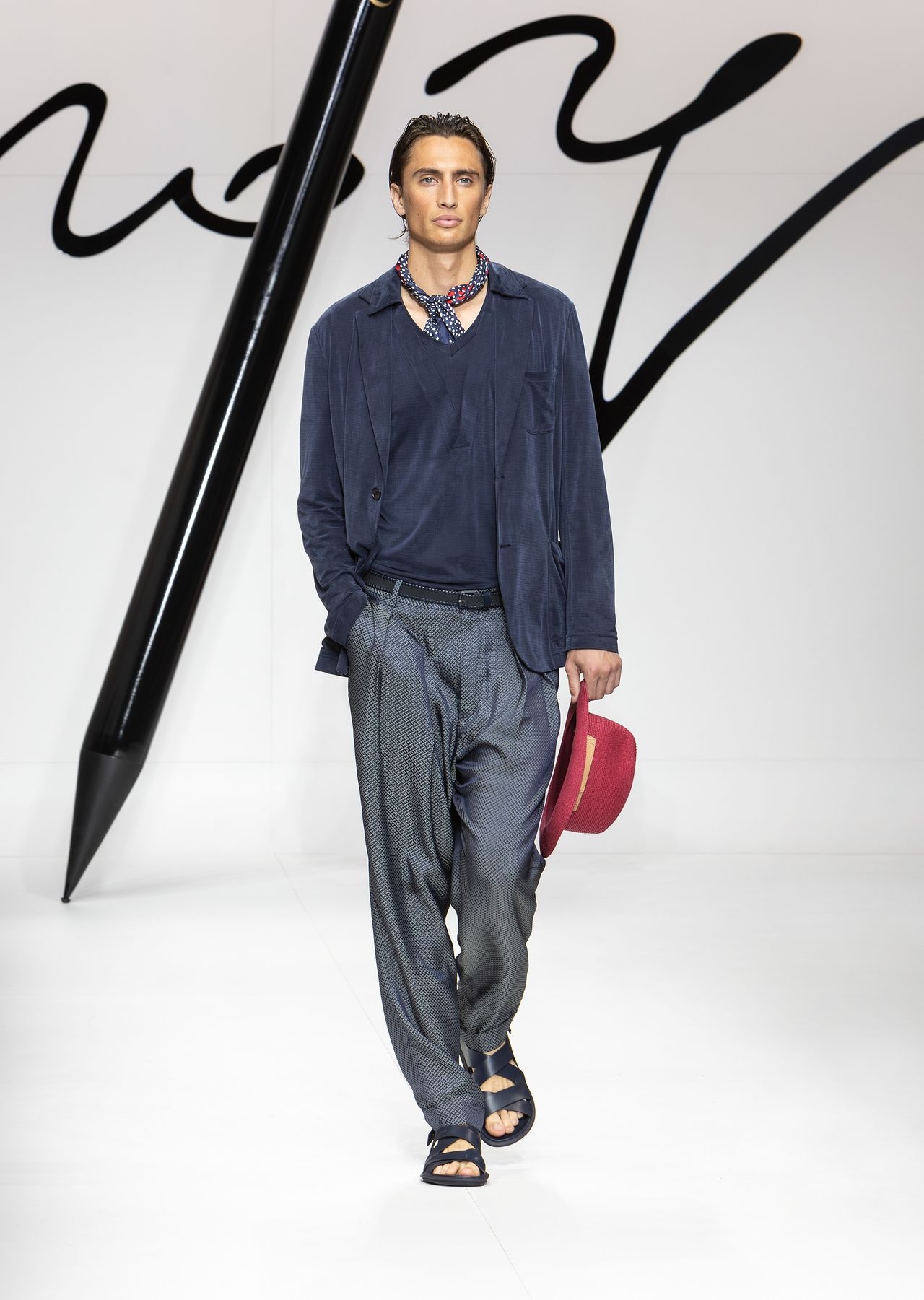 Single-breasted jacket in stretch cupro jersey - 6