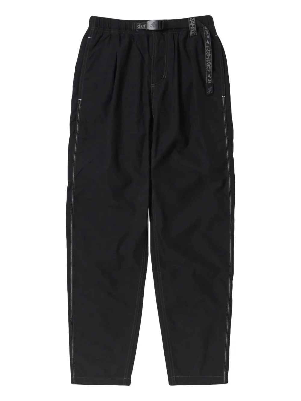 pleated belted trousers - 1