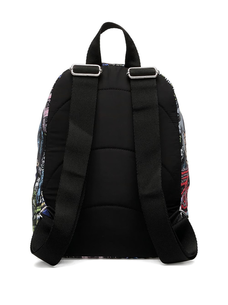 adidas x Jeremy Scott mini printed backpack outlook