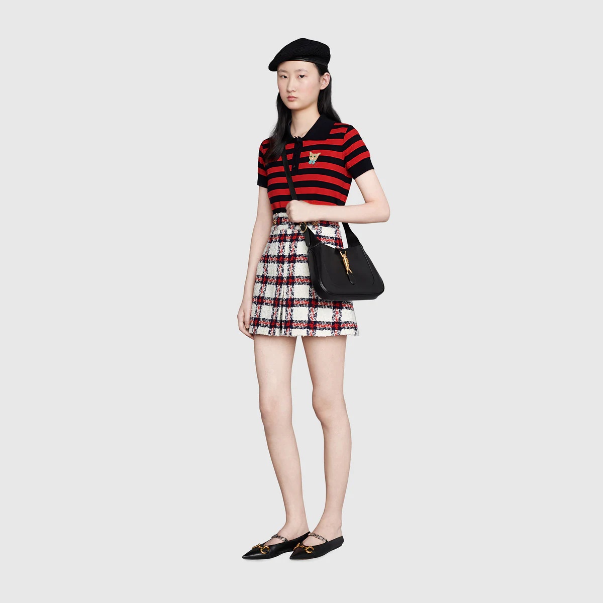 Check tweed skirt - 2