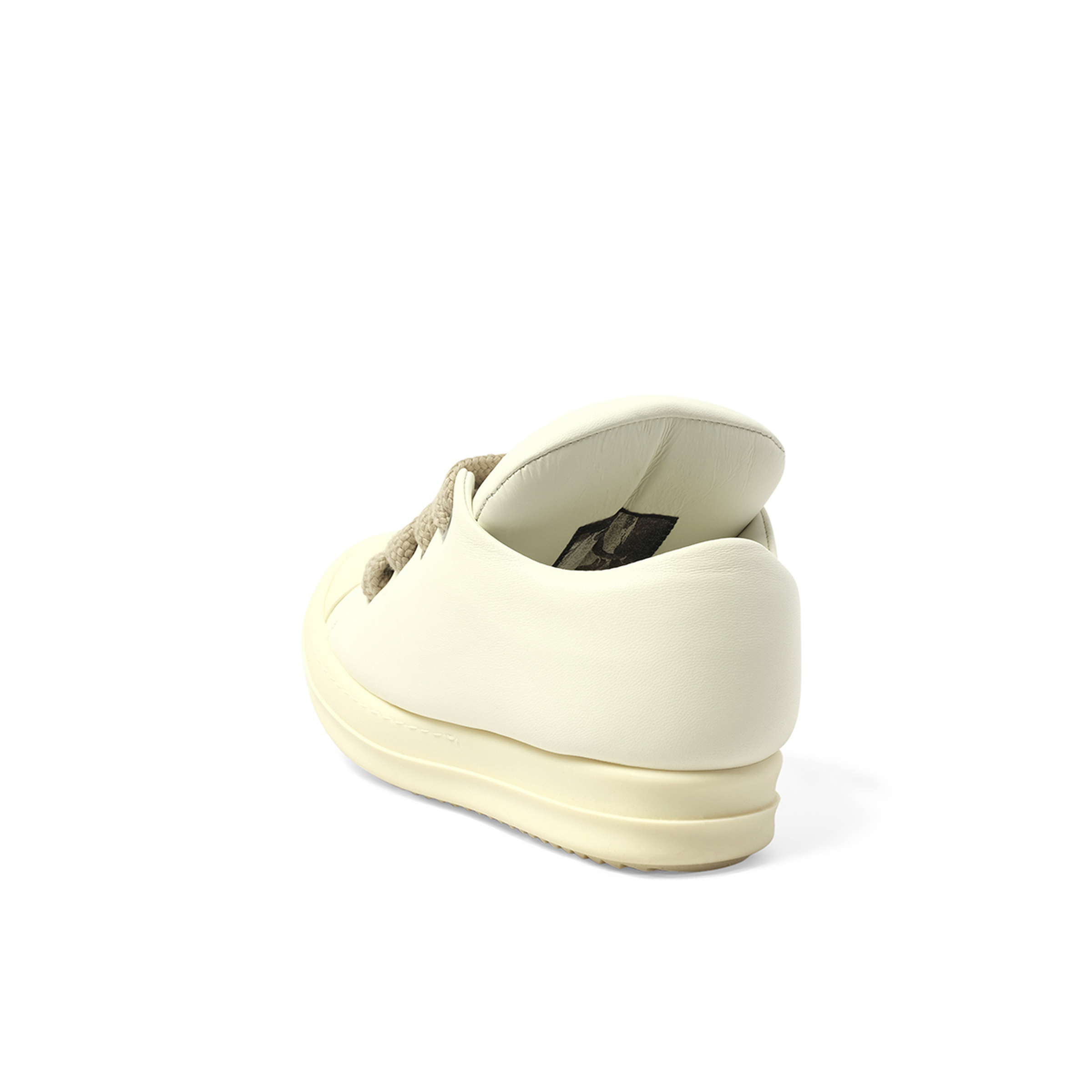 Padded Jumbolace Low Sneaks in Milk/Milk/Milk - 3