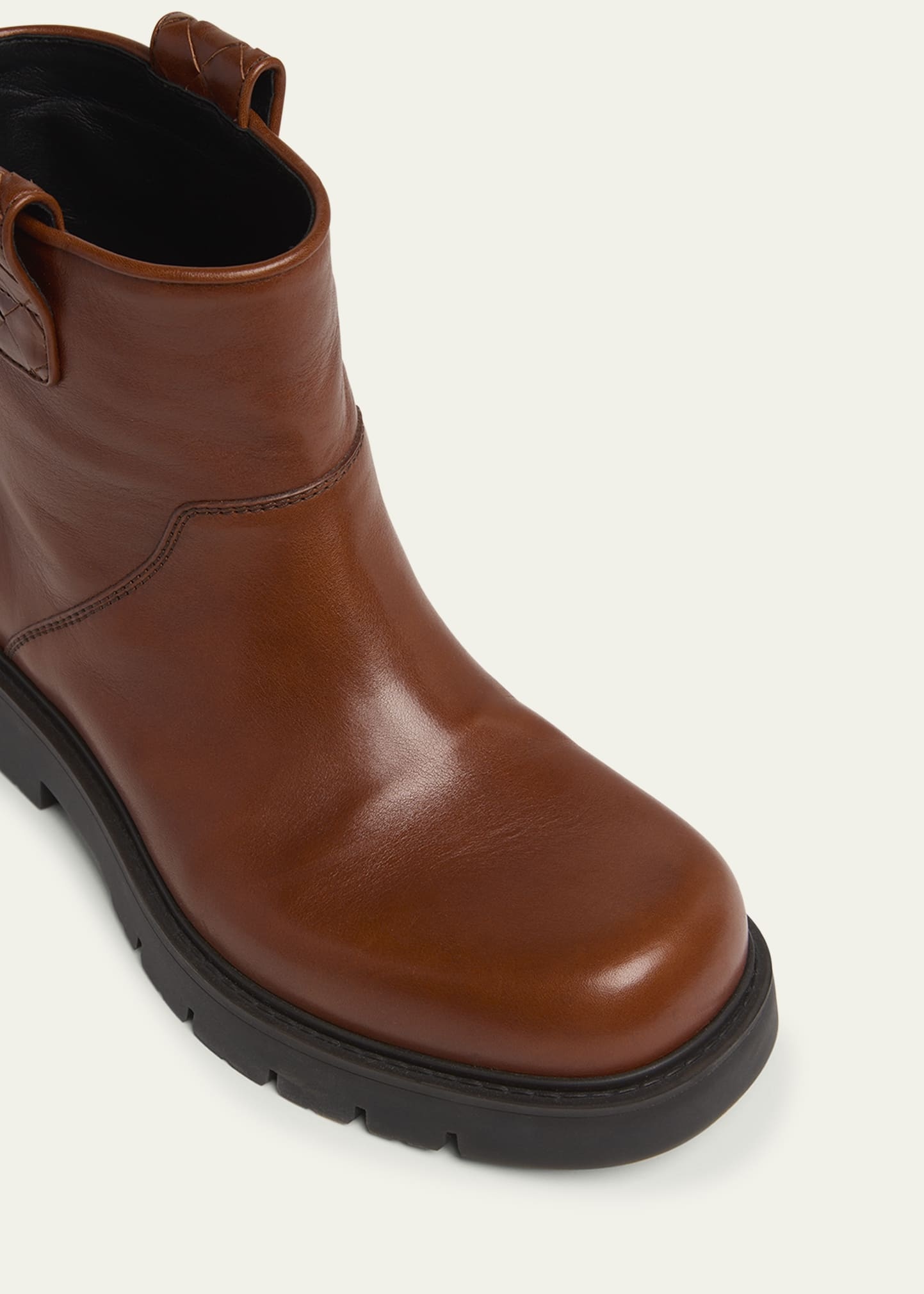 Men's Haddock Leather Ankle Boots - 5