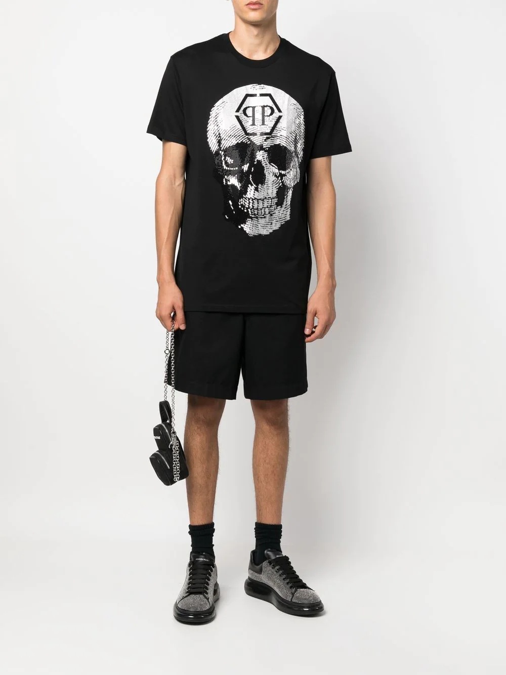 SS skull print T-shirt - 2