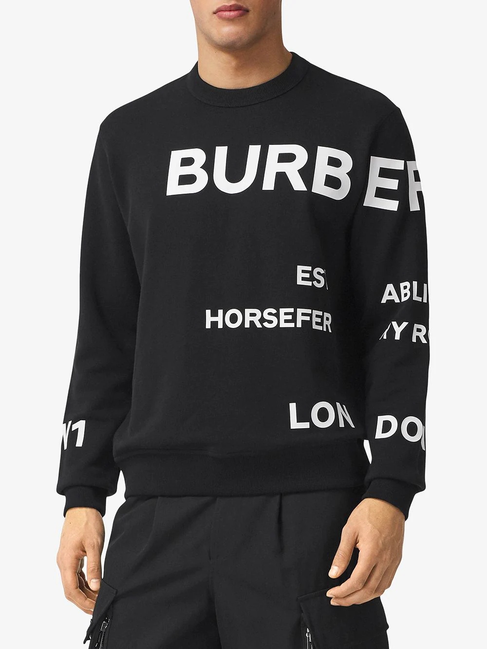 Horseferry-print cotton sweatshirt - 3