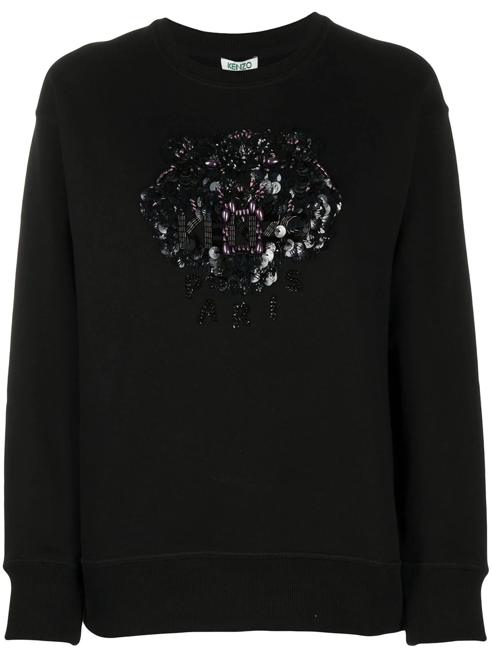 Tiger beaded sweatshirt - 1