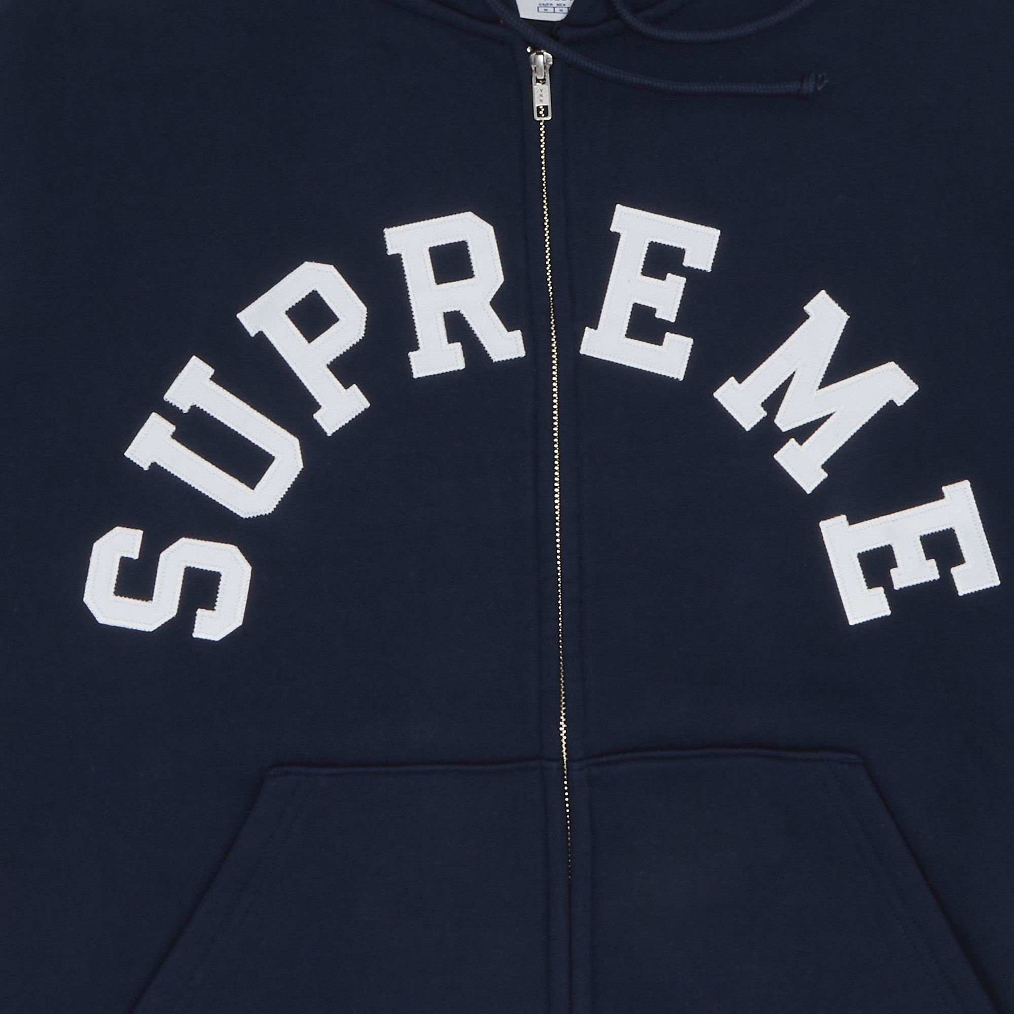 Supreme Supreme x Champion Zip Up Hooded Sweatshirt 'Navy