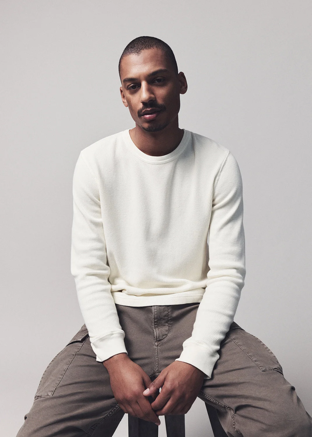 Waffle Crewneck
In Canvas - 1