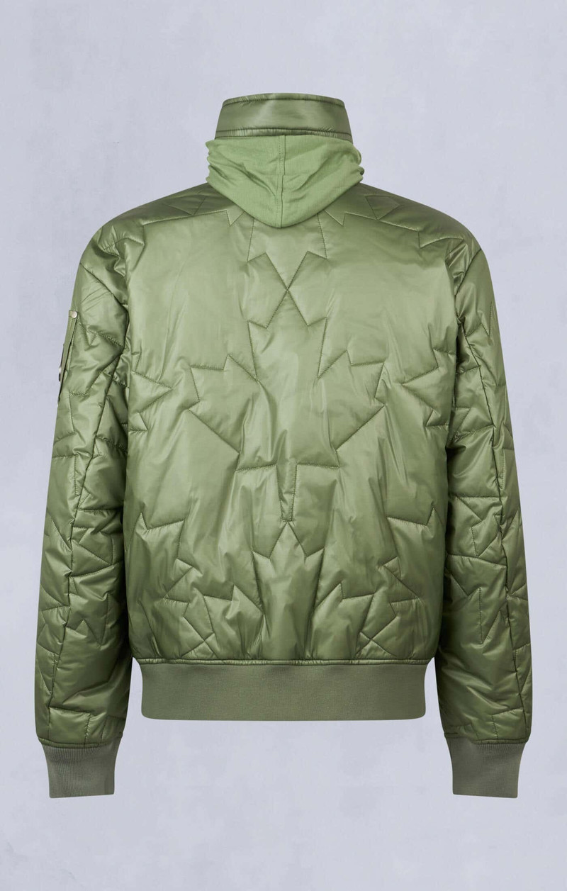 MOOSE KNUCKLES LEAF QUILT BOMBER JACKET outlook