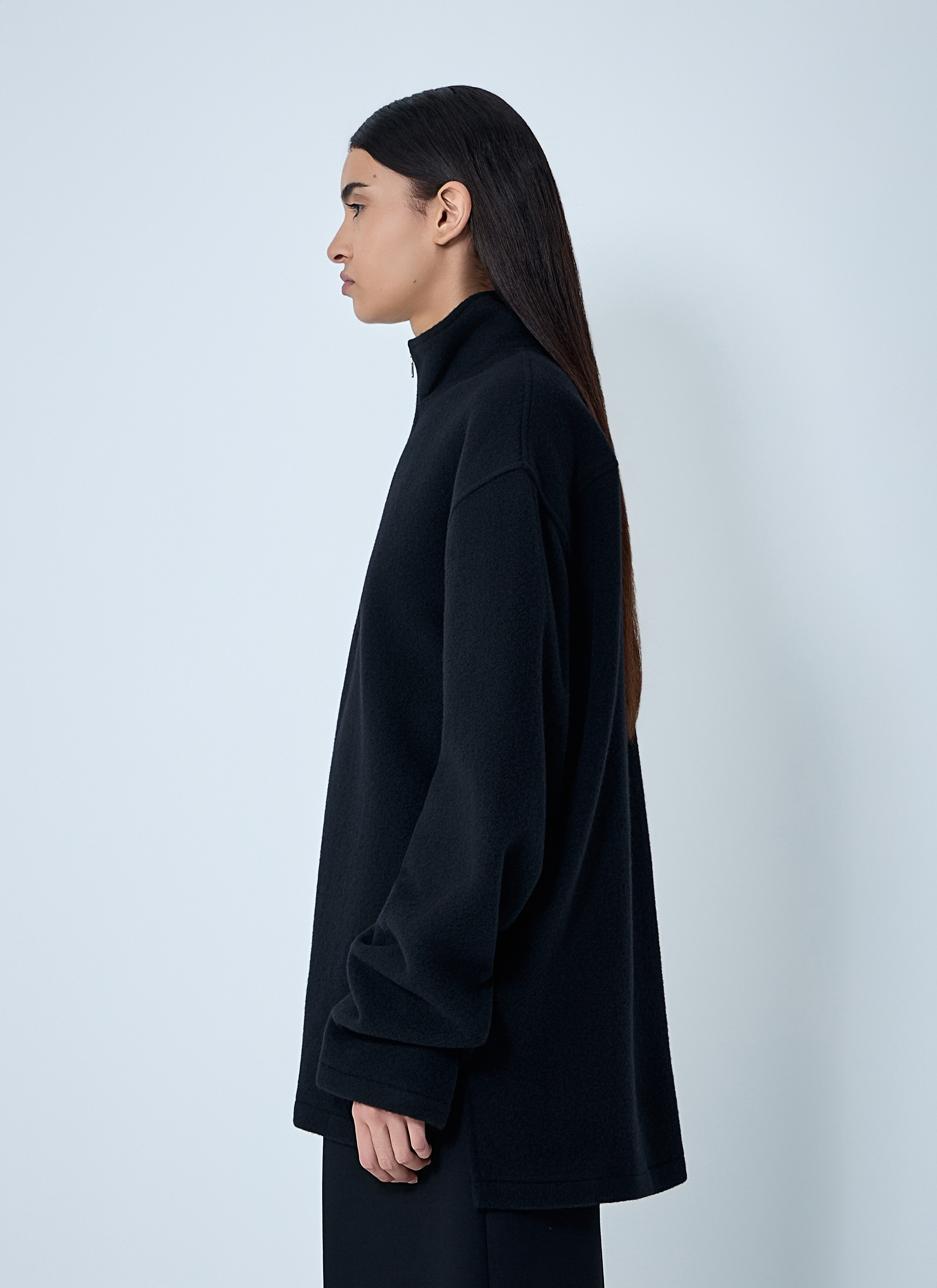 Zip-Up Fleece Sweatshirt - 3