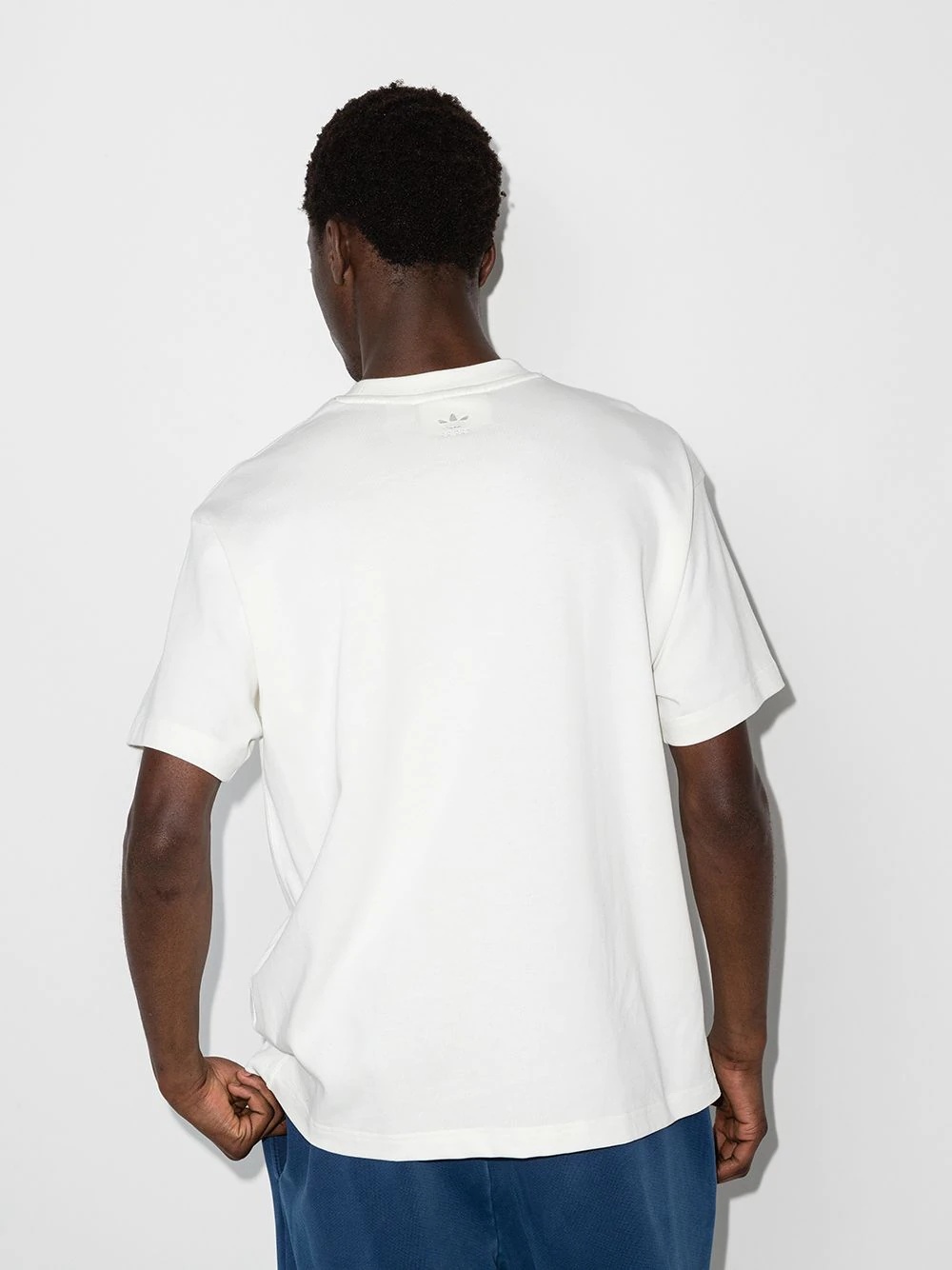 x Pharrell Williams Basics embroidered logo T-shirt - 3