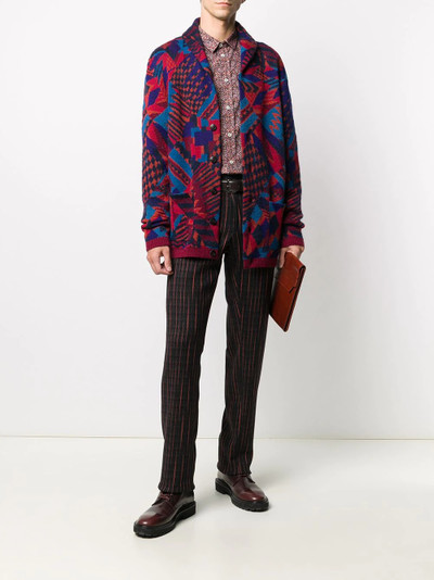 Missoni herringbone print shirt outlook