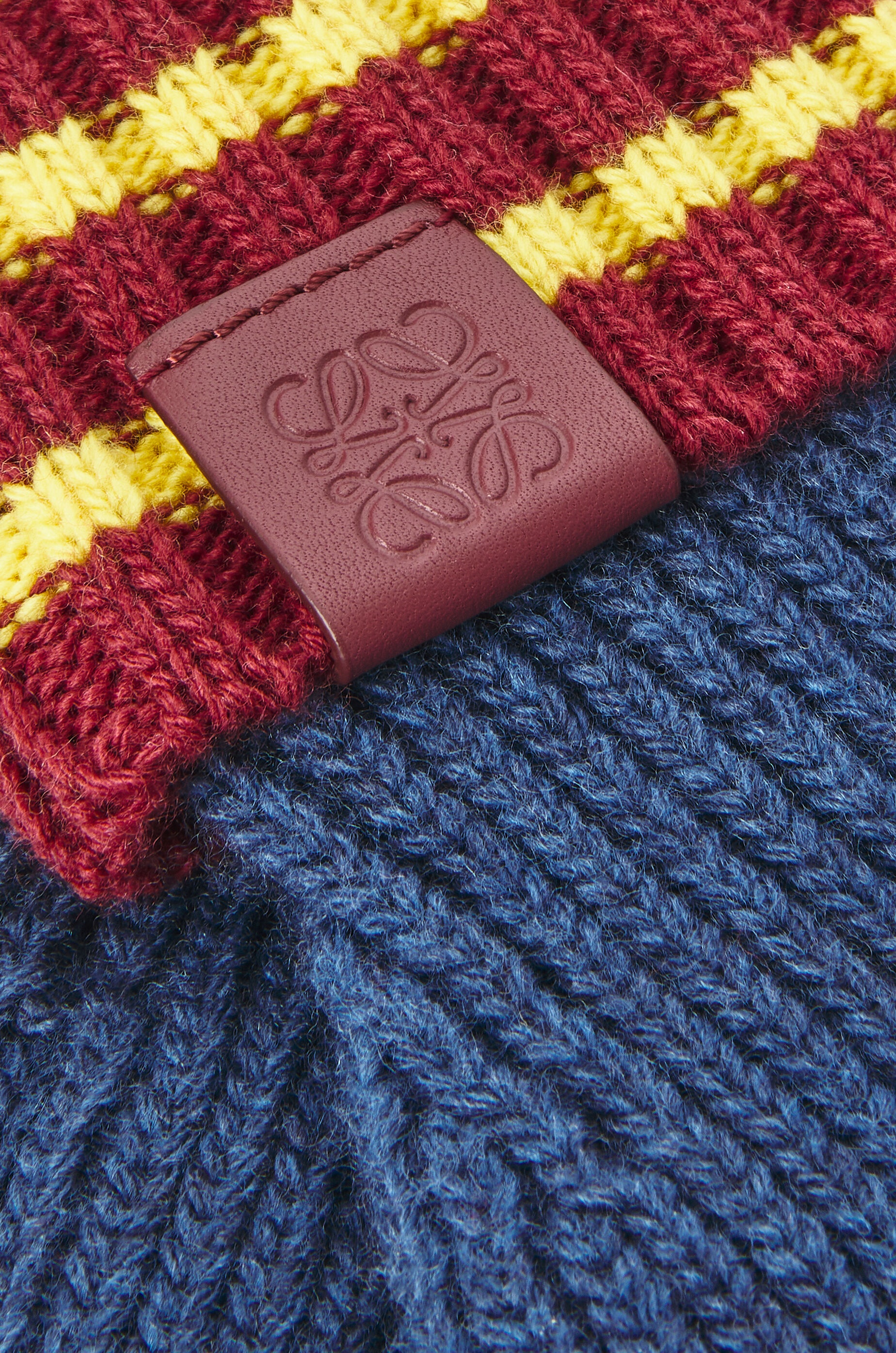 Stripe gloves in wool - 3
