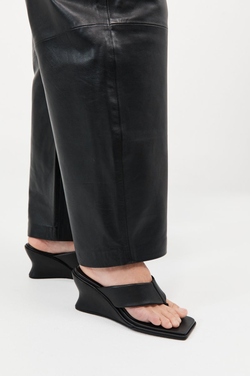 Soft Thong Contour Wedge - Black 5