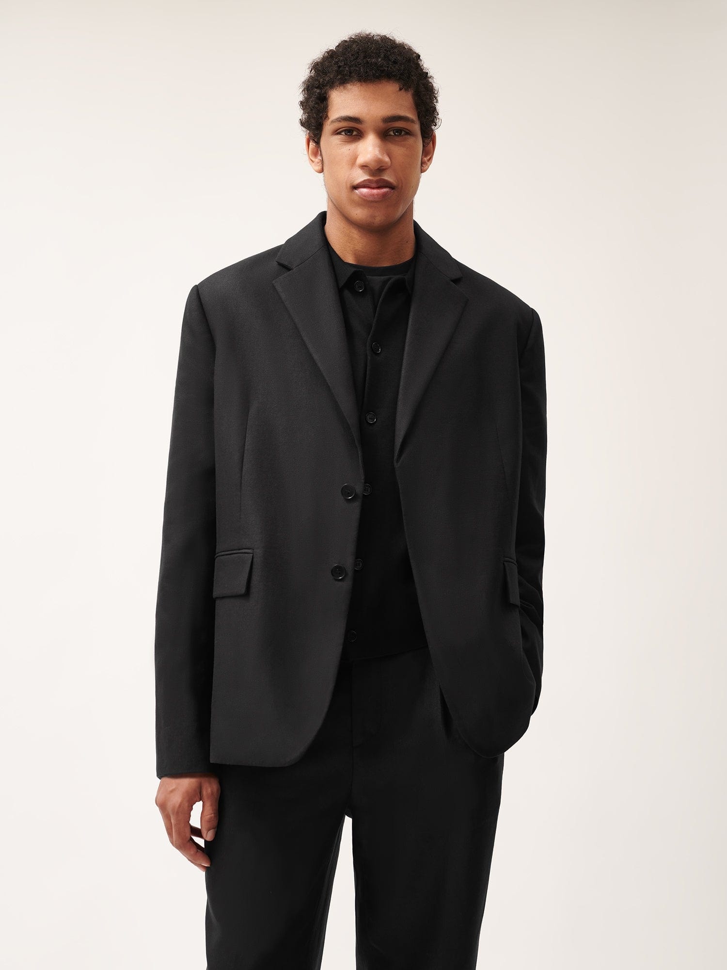 Mens DNA FrutFiber Oversized Blazer - Black - 3