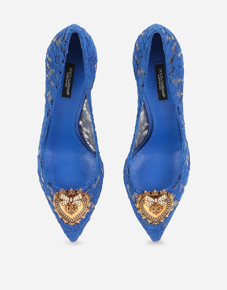 Taormina lace pumps with Devotion heart - 4