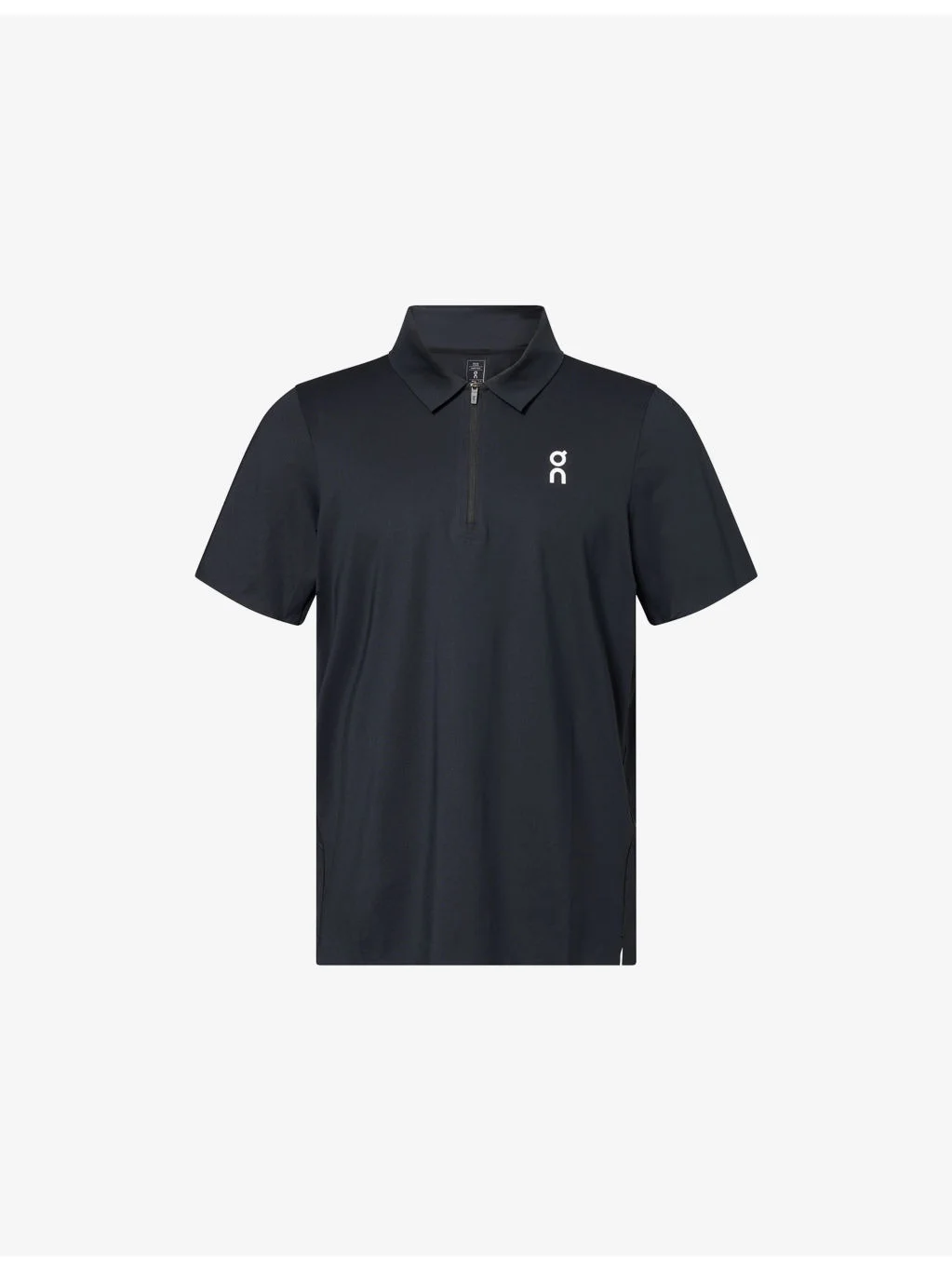 Court Quarter-Zip Stretch-Woven Polo Top - 1