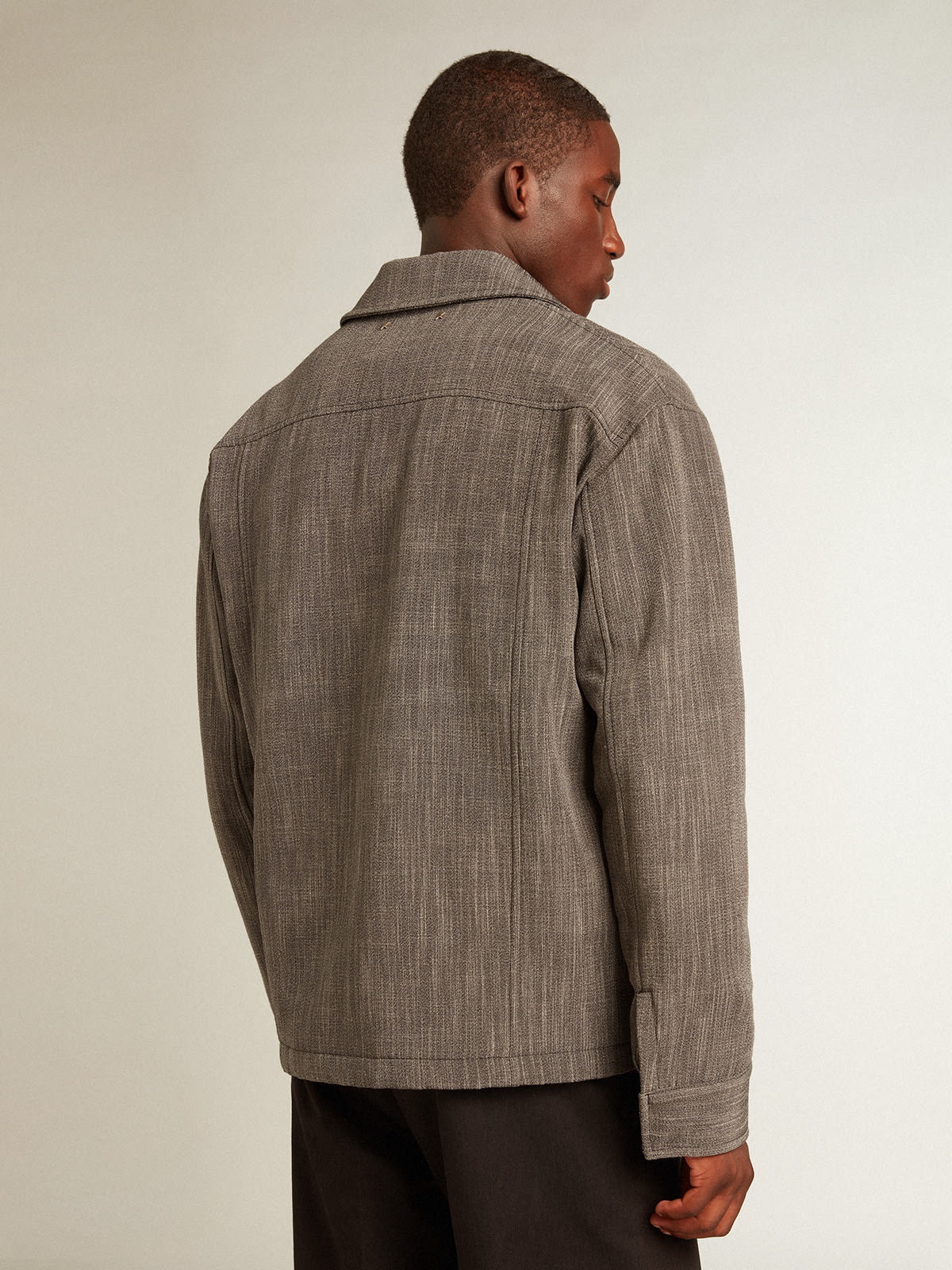 Men’s wool blend coach jacket - 4