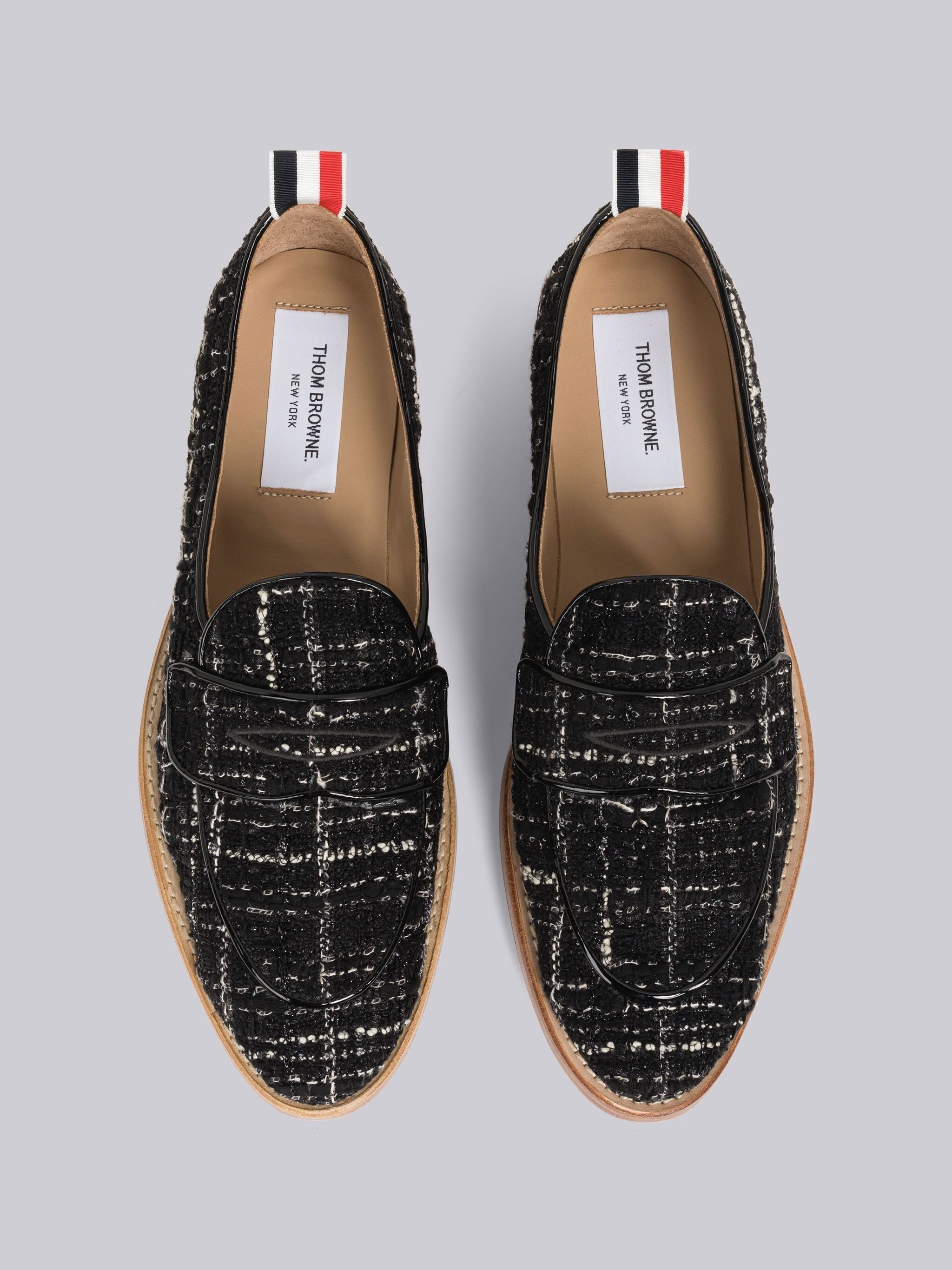 Plaid Ribbon Tweed Varsity Penny Loafer - 4