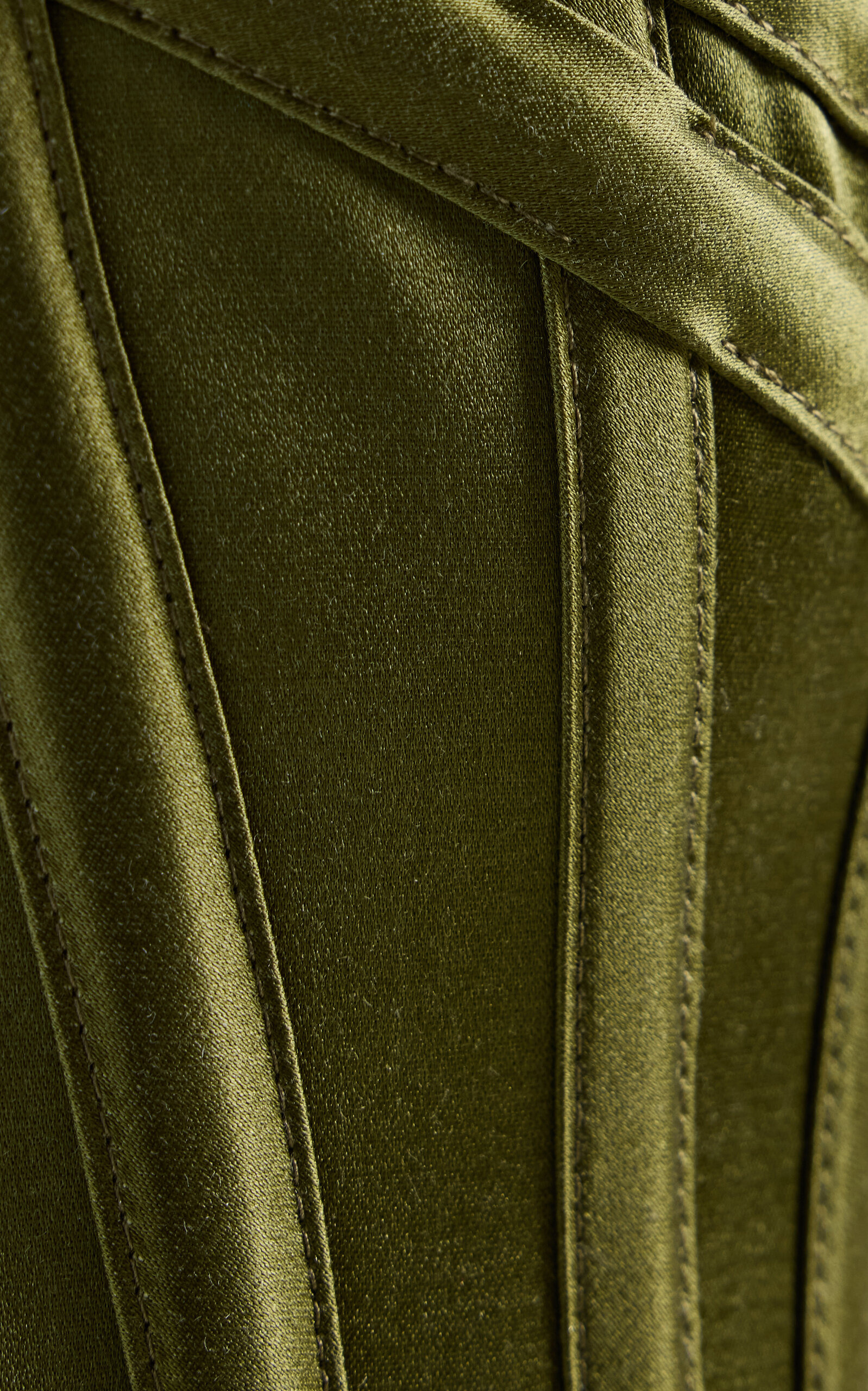 Wasp Cotton-Silk Corset Top green - 5