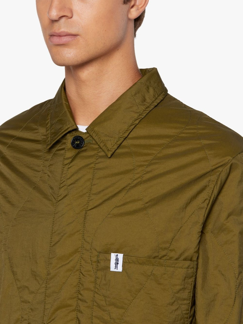 CHORE KHAKI NYLON QUILTED JACKET | GQM-215 5