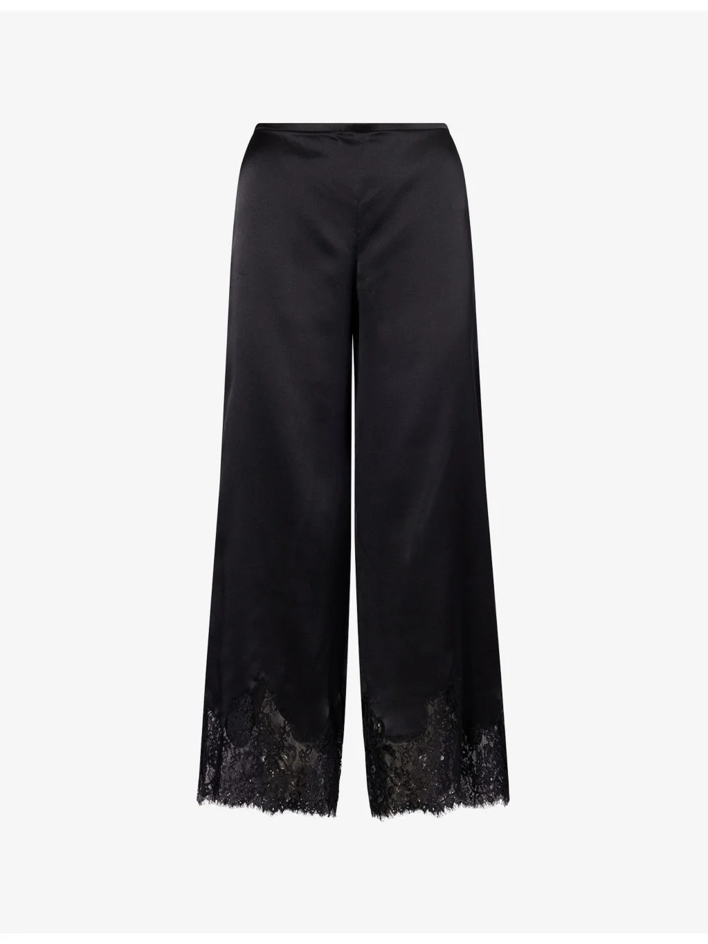 Carolina Cropped Silk Trousers - 1