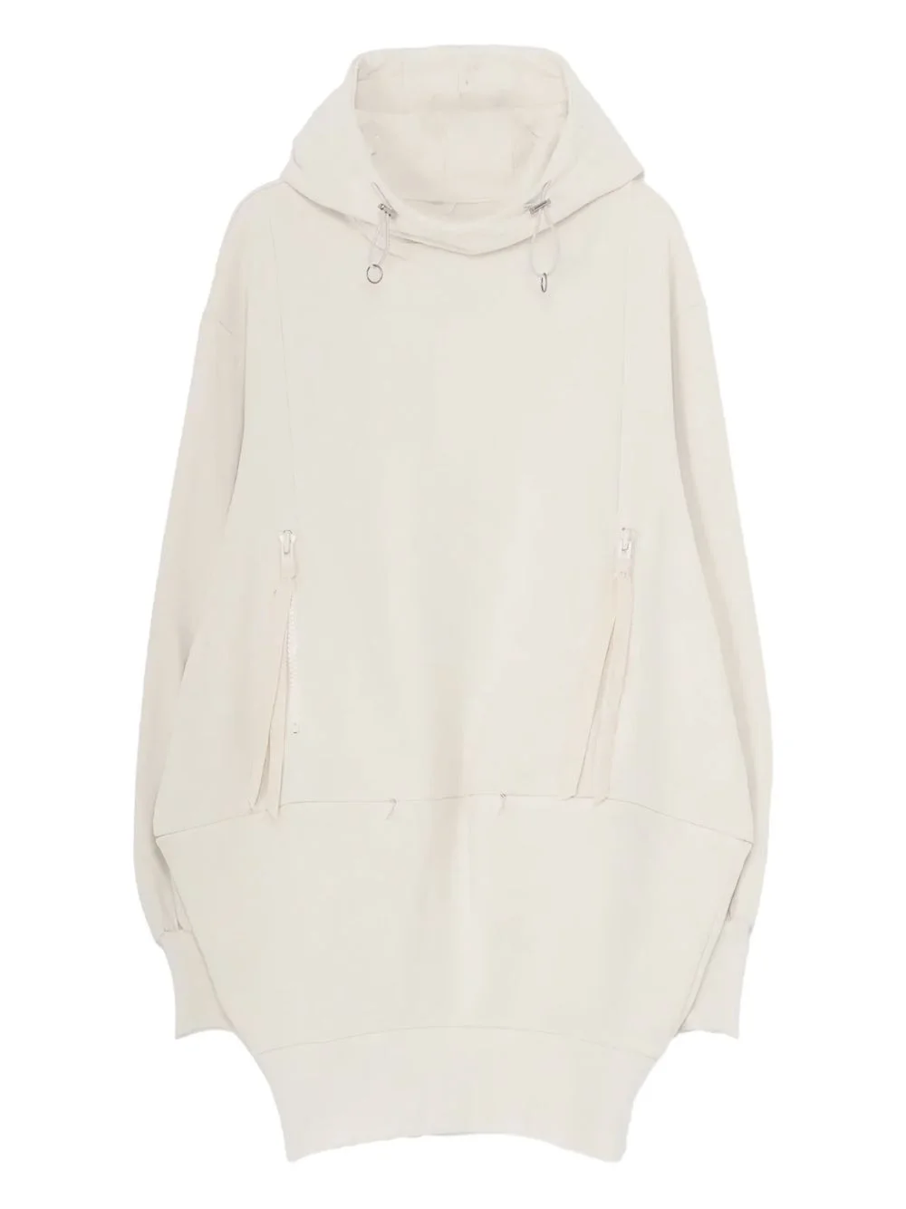 drawstring hooded jumper - 1