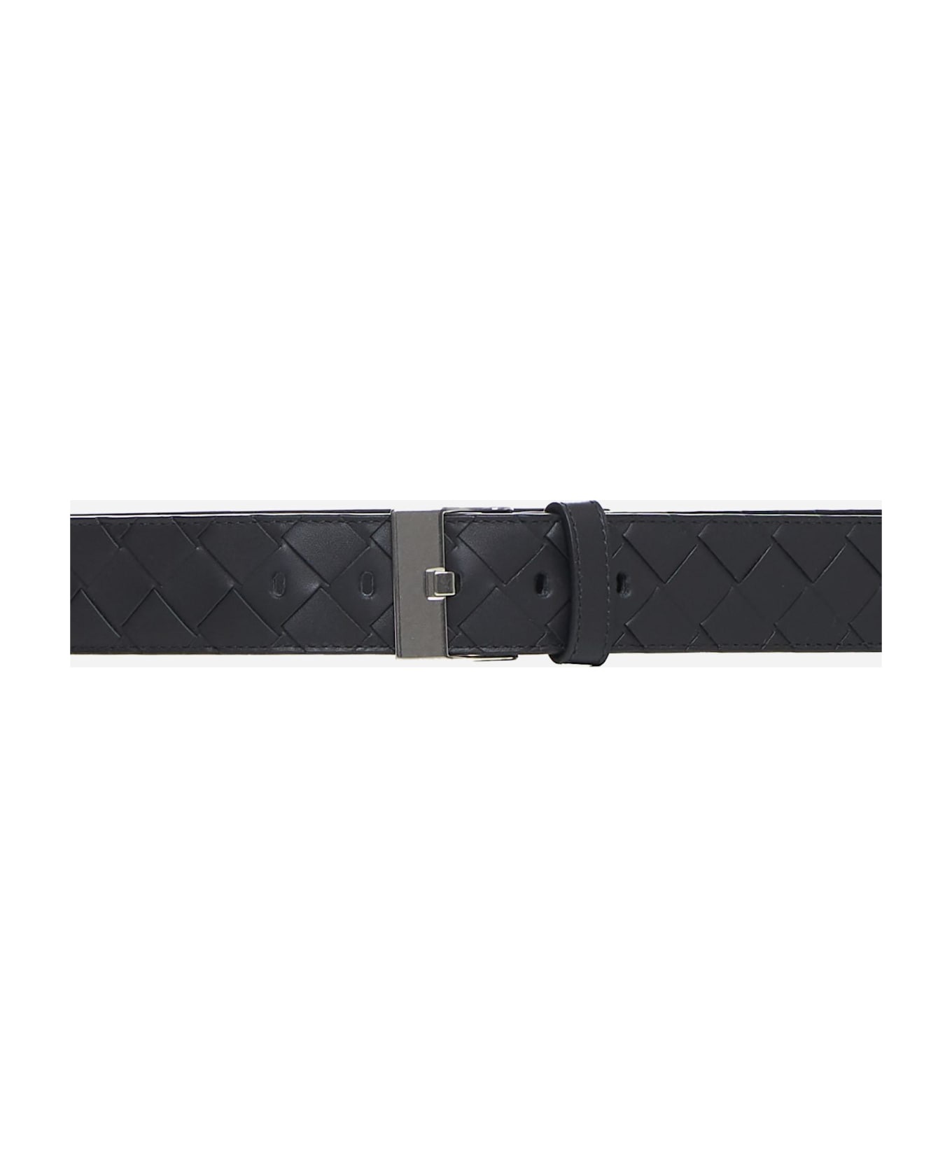 Intrecciato Leather Belt - 2
