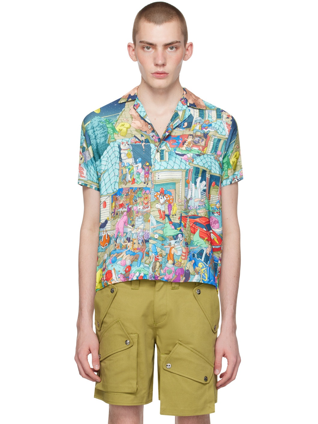 Multicolor Graphic Shirt - 1