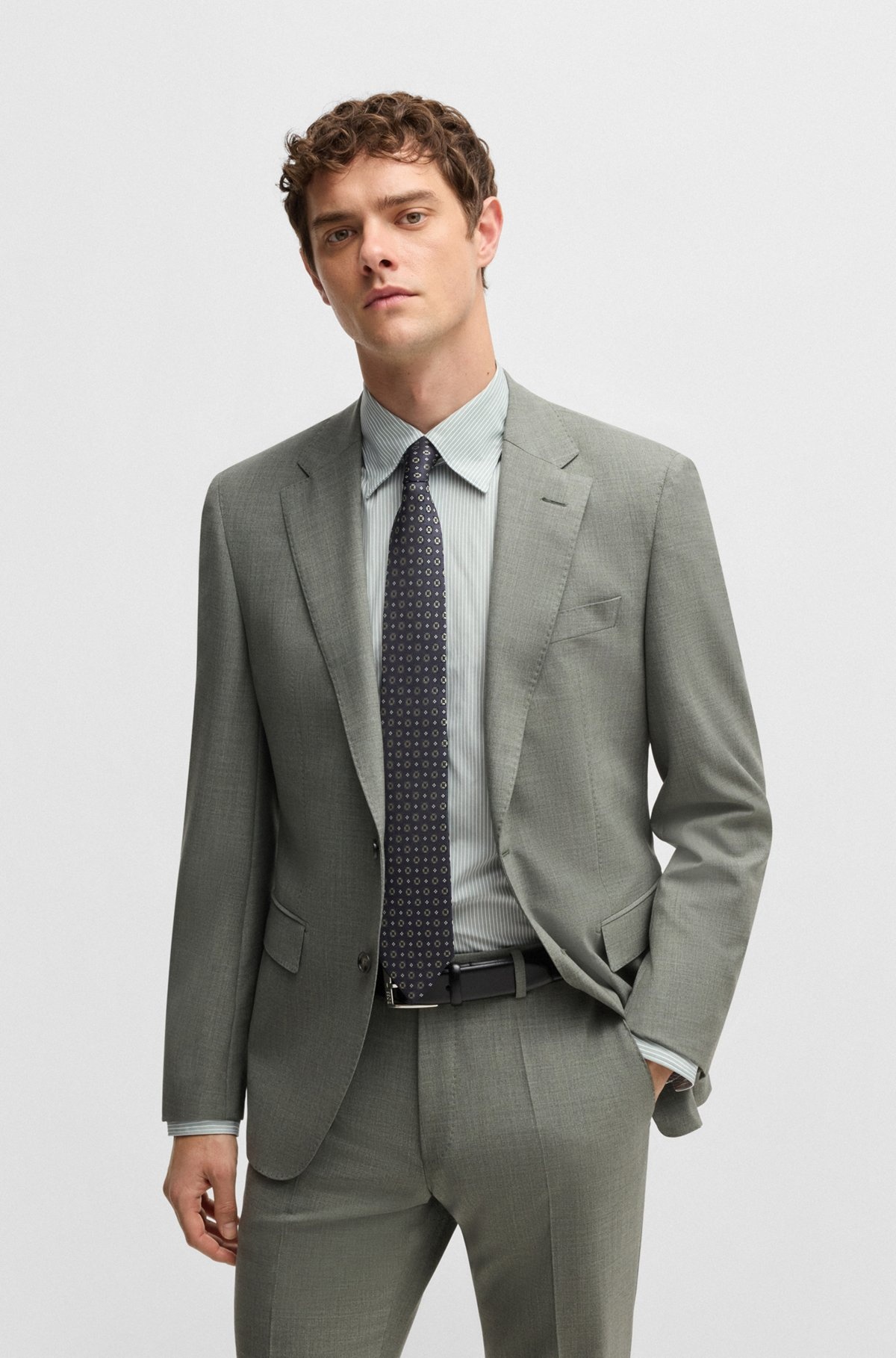 PATTERNED TIE IN ITALIAN SILK JACQUARD - 2