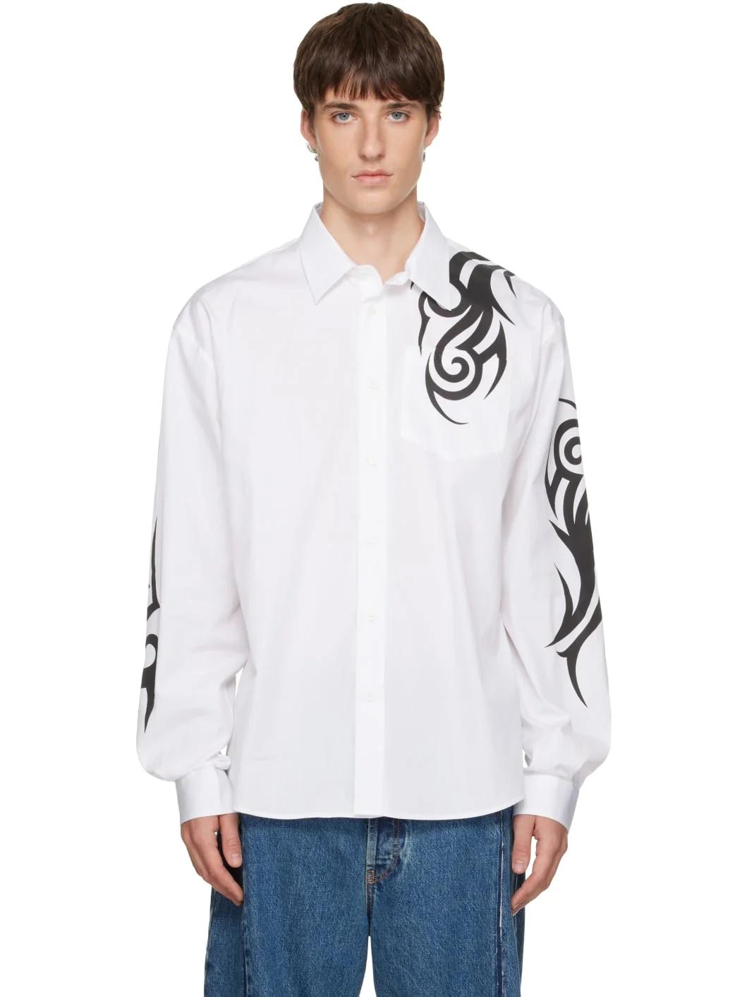 White Graffiti Shirt - 1