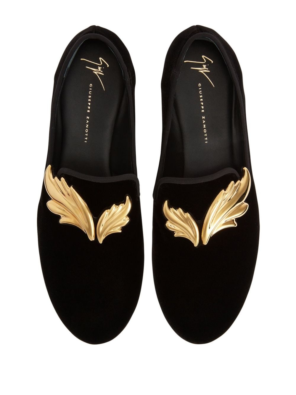 Cruel velvet-effect loafers - 4