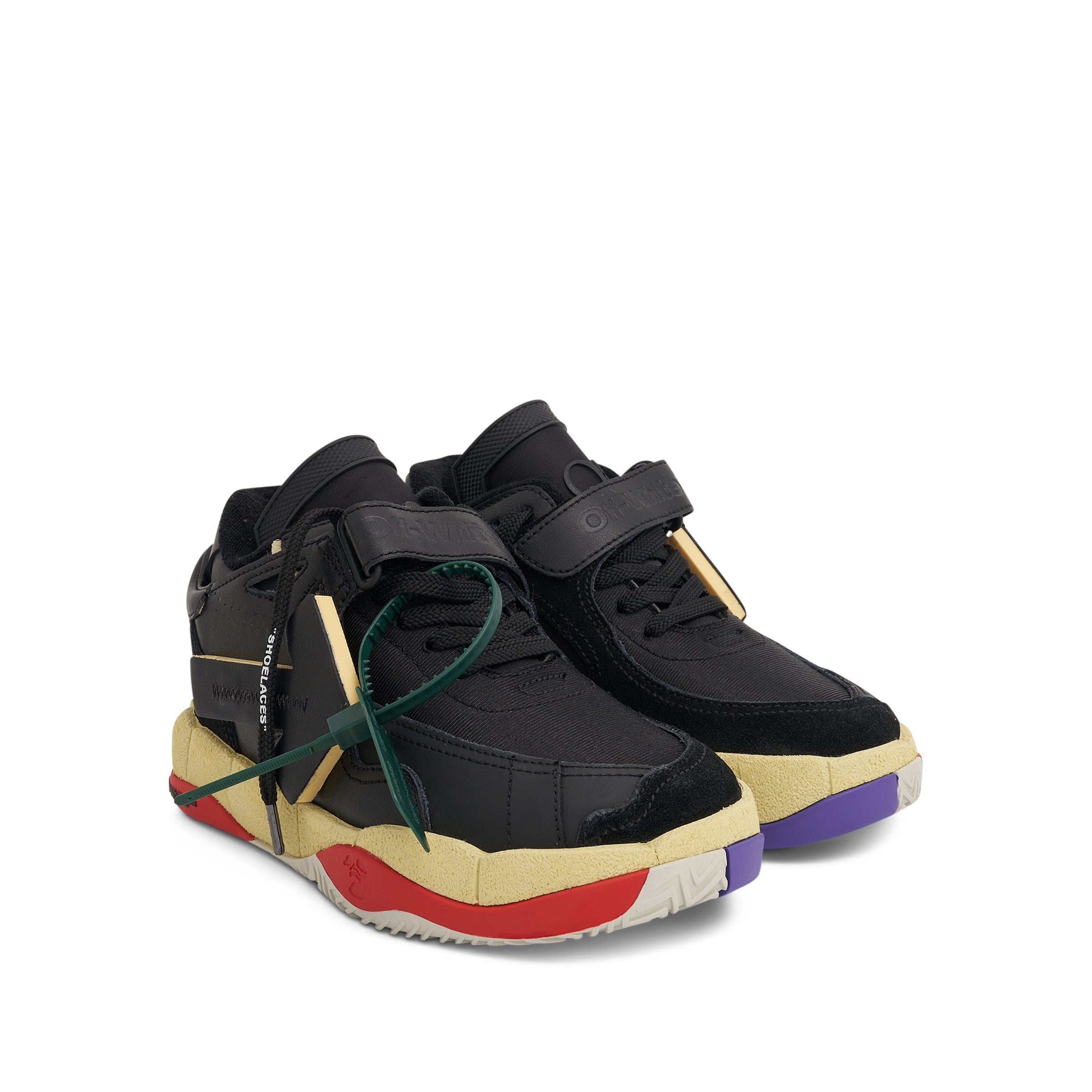Low Top Puzzle Couture Sneakers in Black - 2