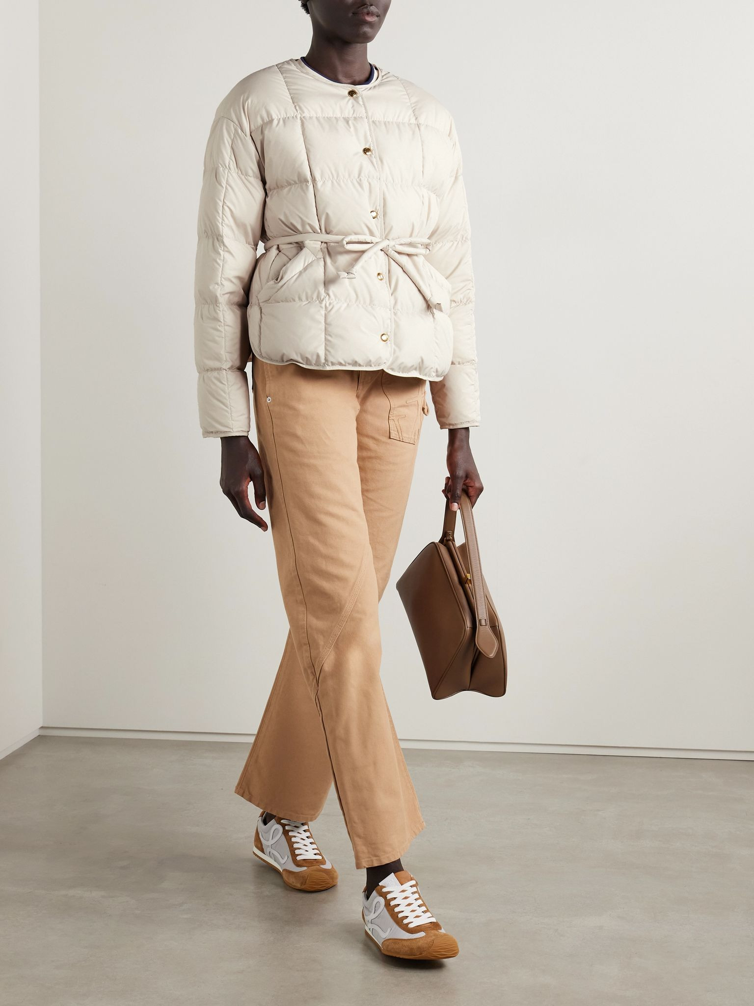 Caramagne quilted shell down jacket Off-white - 2
