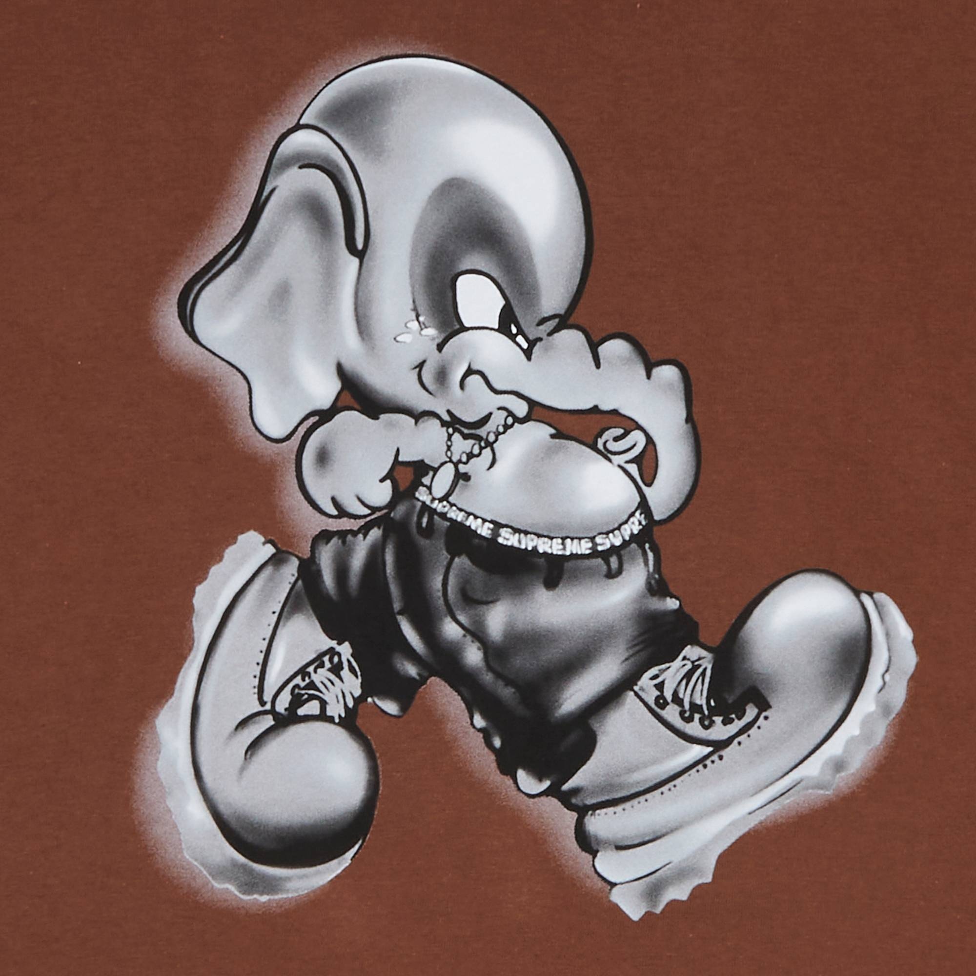 Supreme Elephant Tee 'Brown' - 3