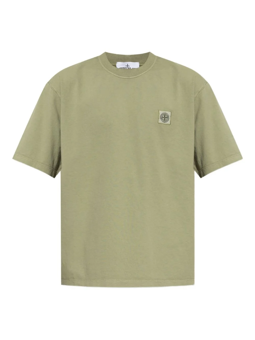 logo-patch cotton T-shirt - 1