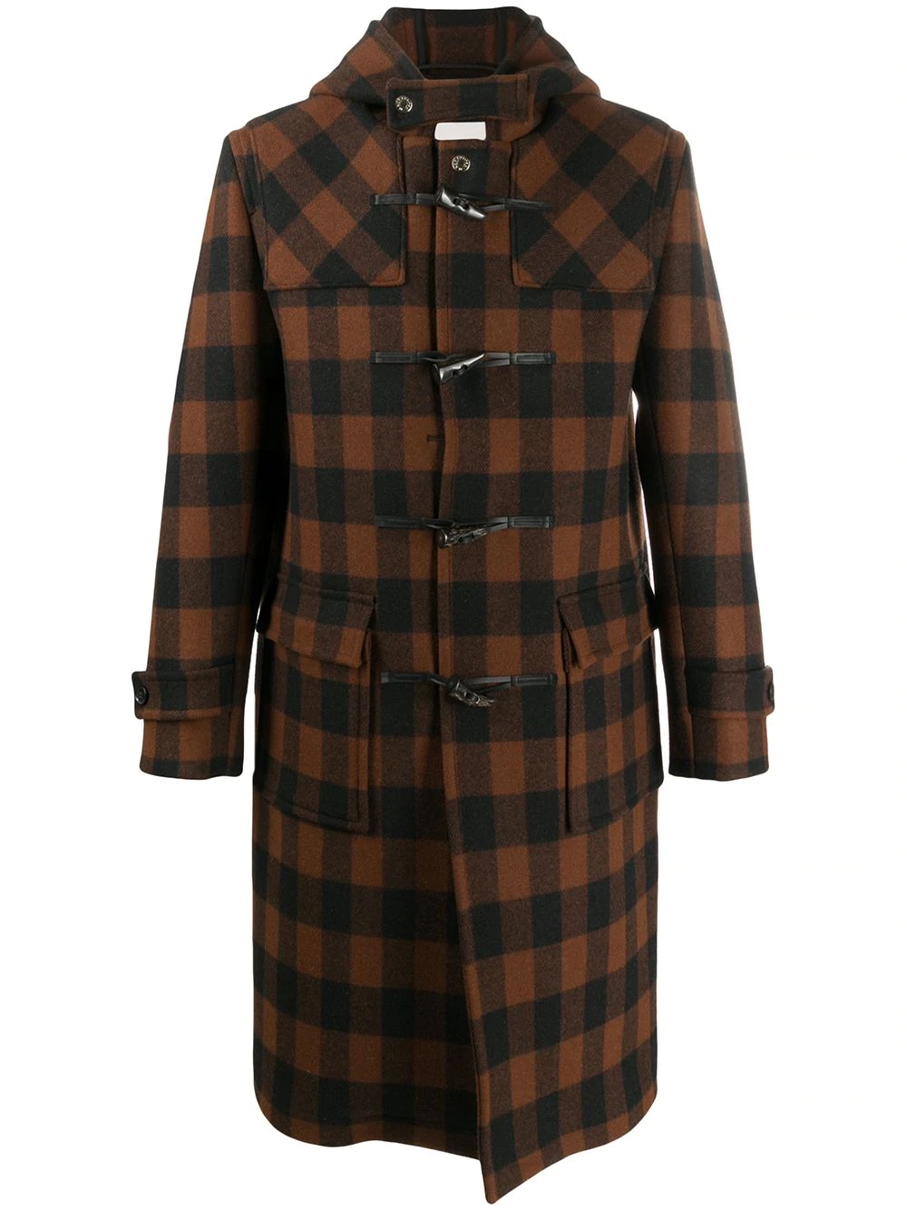 Weir buffalo check long coat - 1