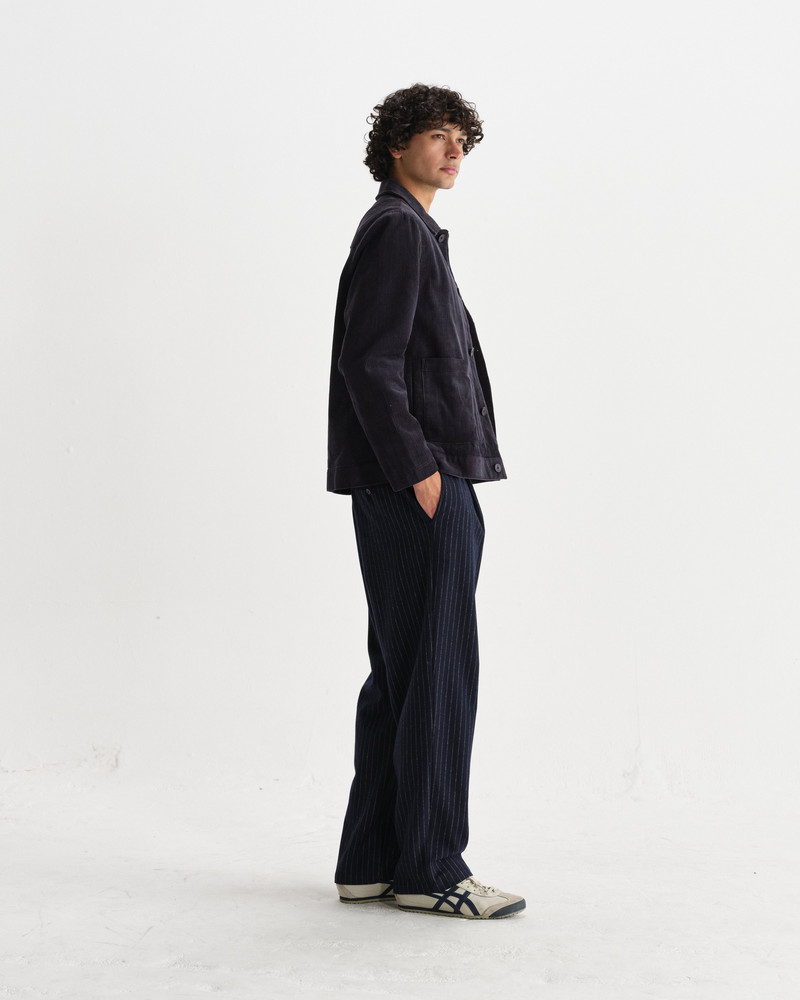 Landmark - Navy Corduroy Chore Jacket 5