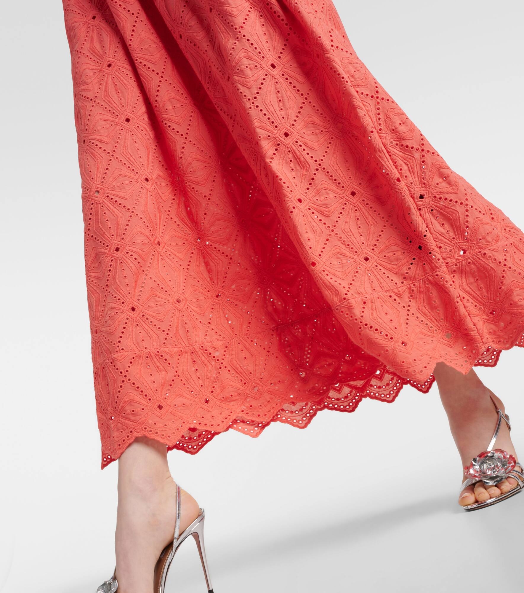 Generous Gaze broderie anglaise kaftan - 5