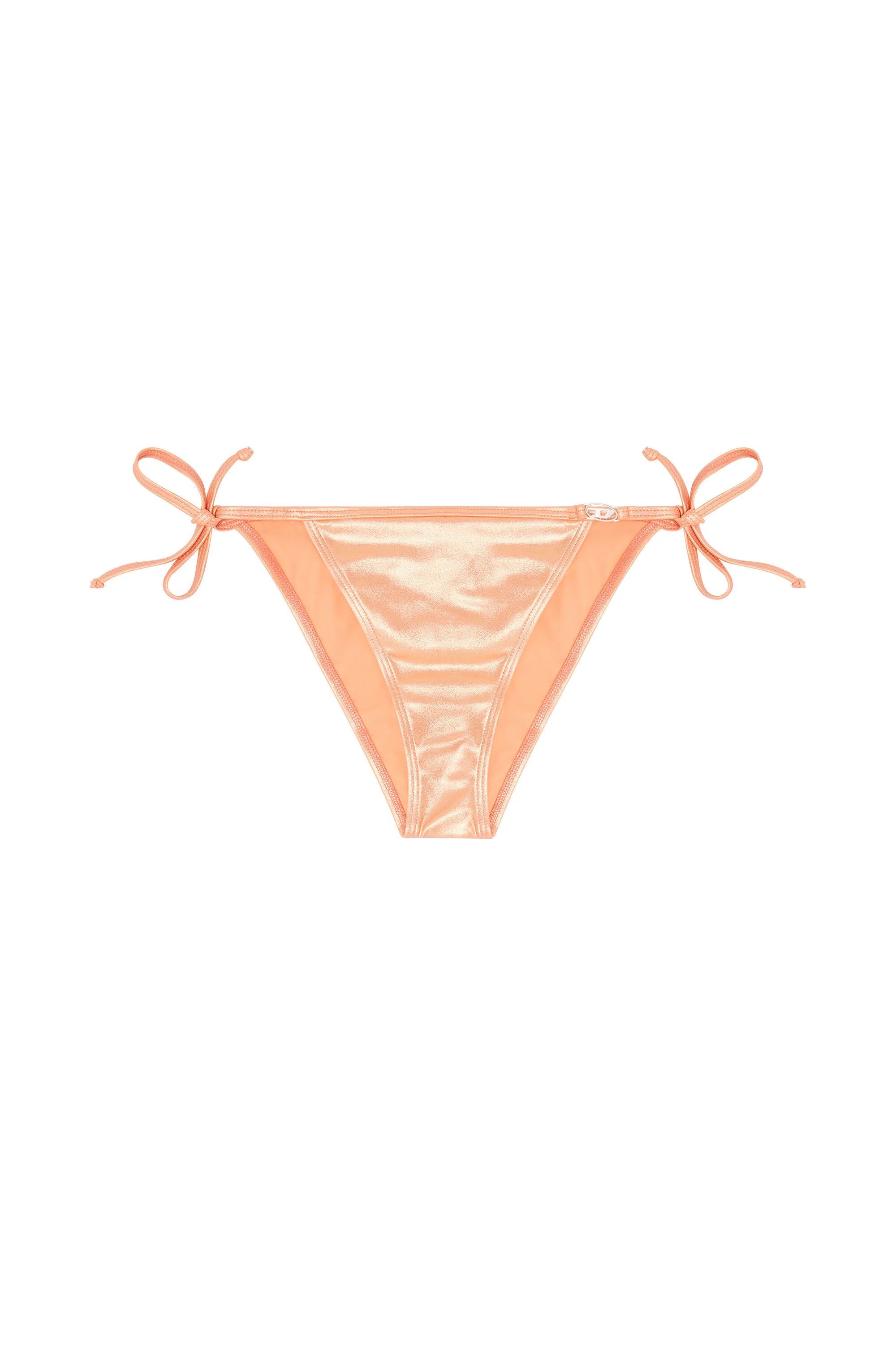 SIDE-TIE BIKINI BOTTOMS IN SHIMMERY FABRIC - 1