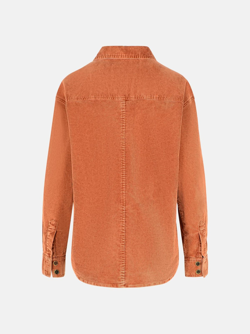Isabel Marant Étoile RUST COTTON BLEND SHIRT outlook