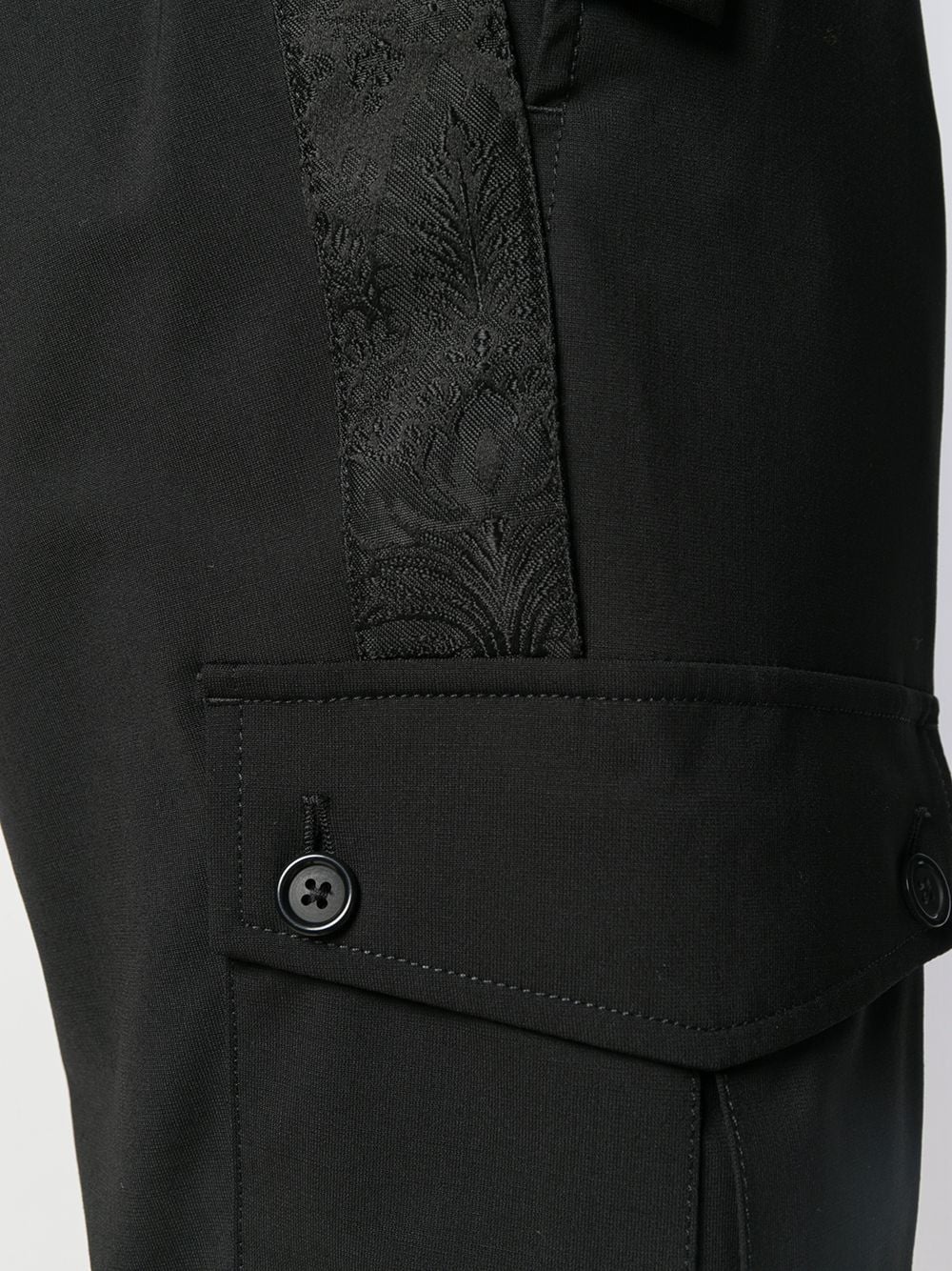 cargo pocket track pants - 5