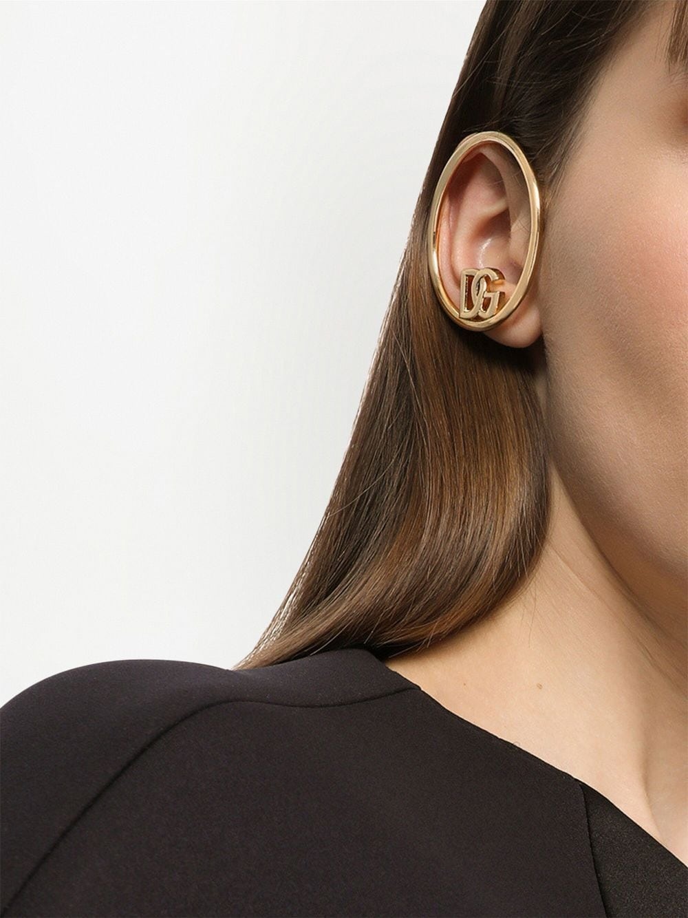 DG logo hoop earrings - 2