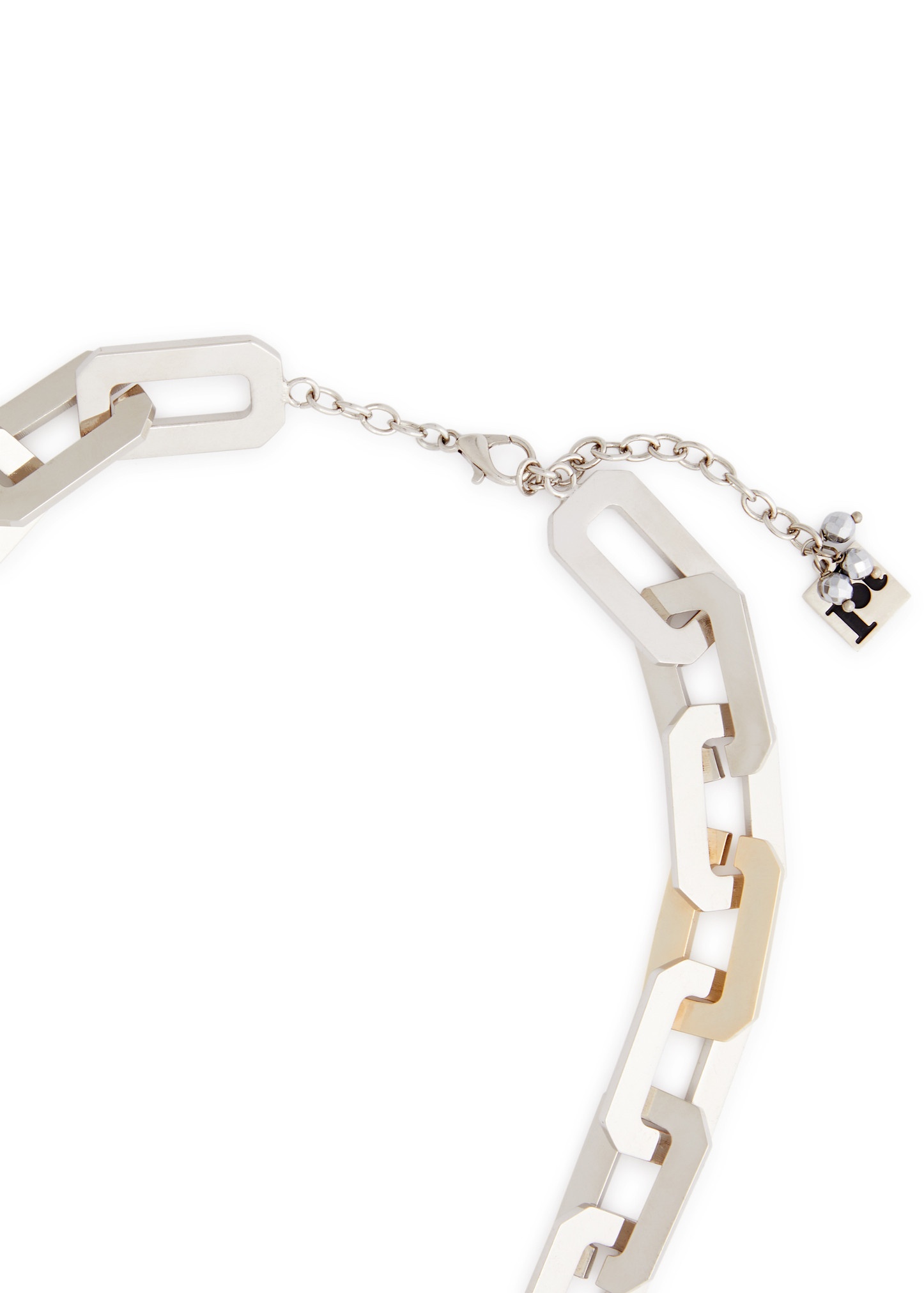 Paloma two-tone chain necklace - 4