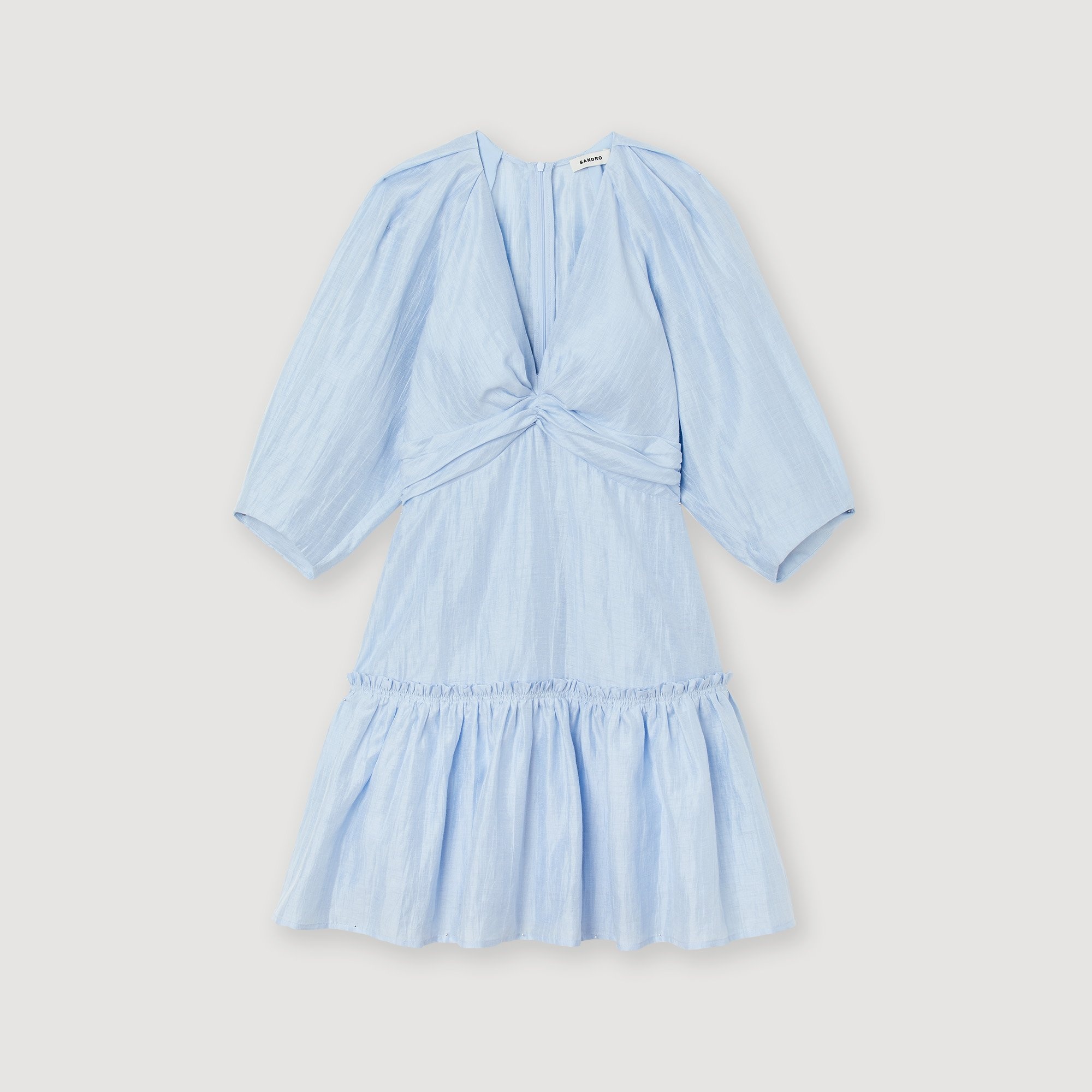 Short gathered dress - 1