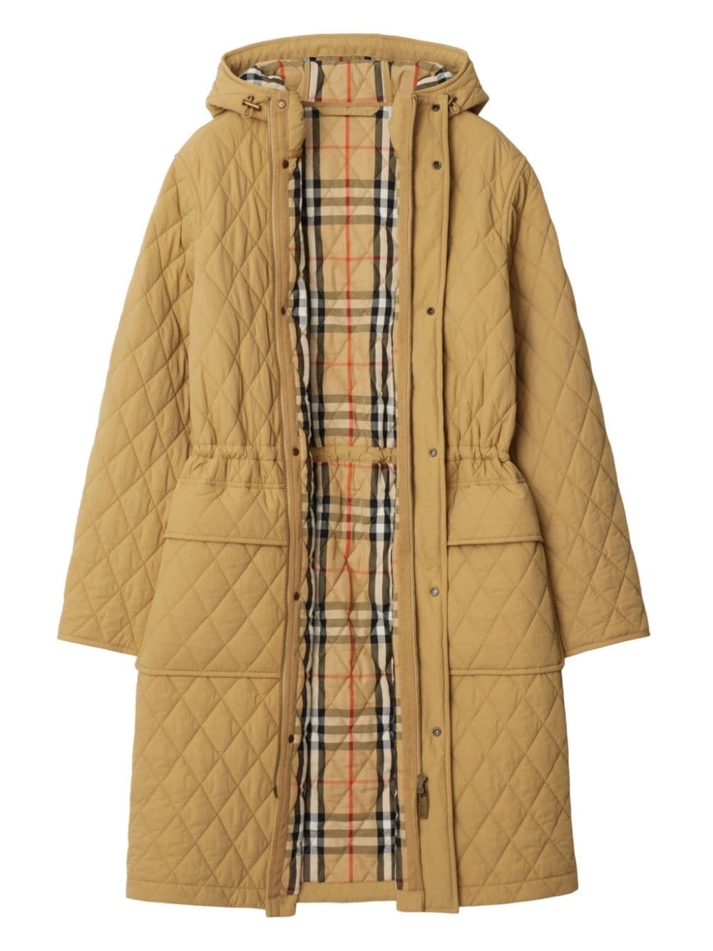 padded parka coat - 5