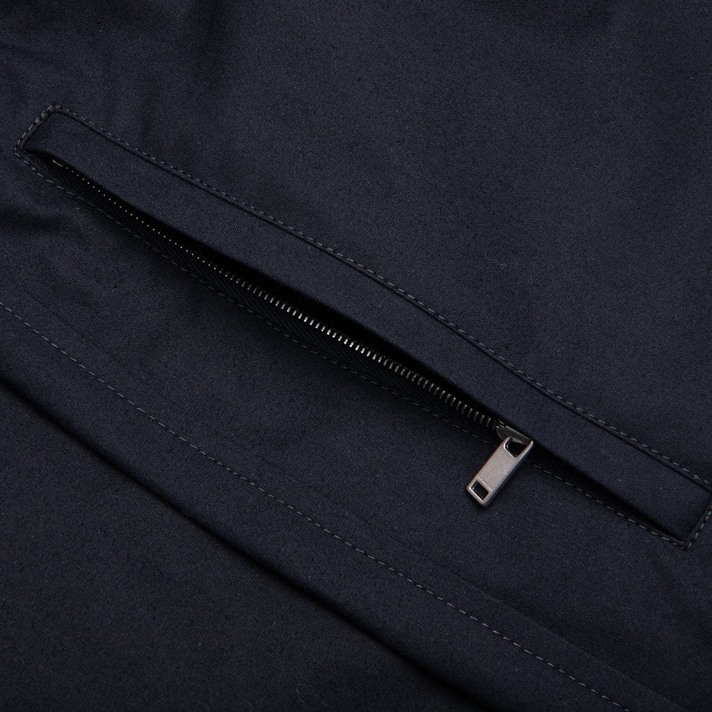 BELTED TROUSERS - DARK NAVY - 4