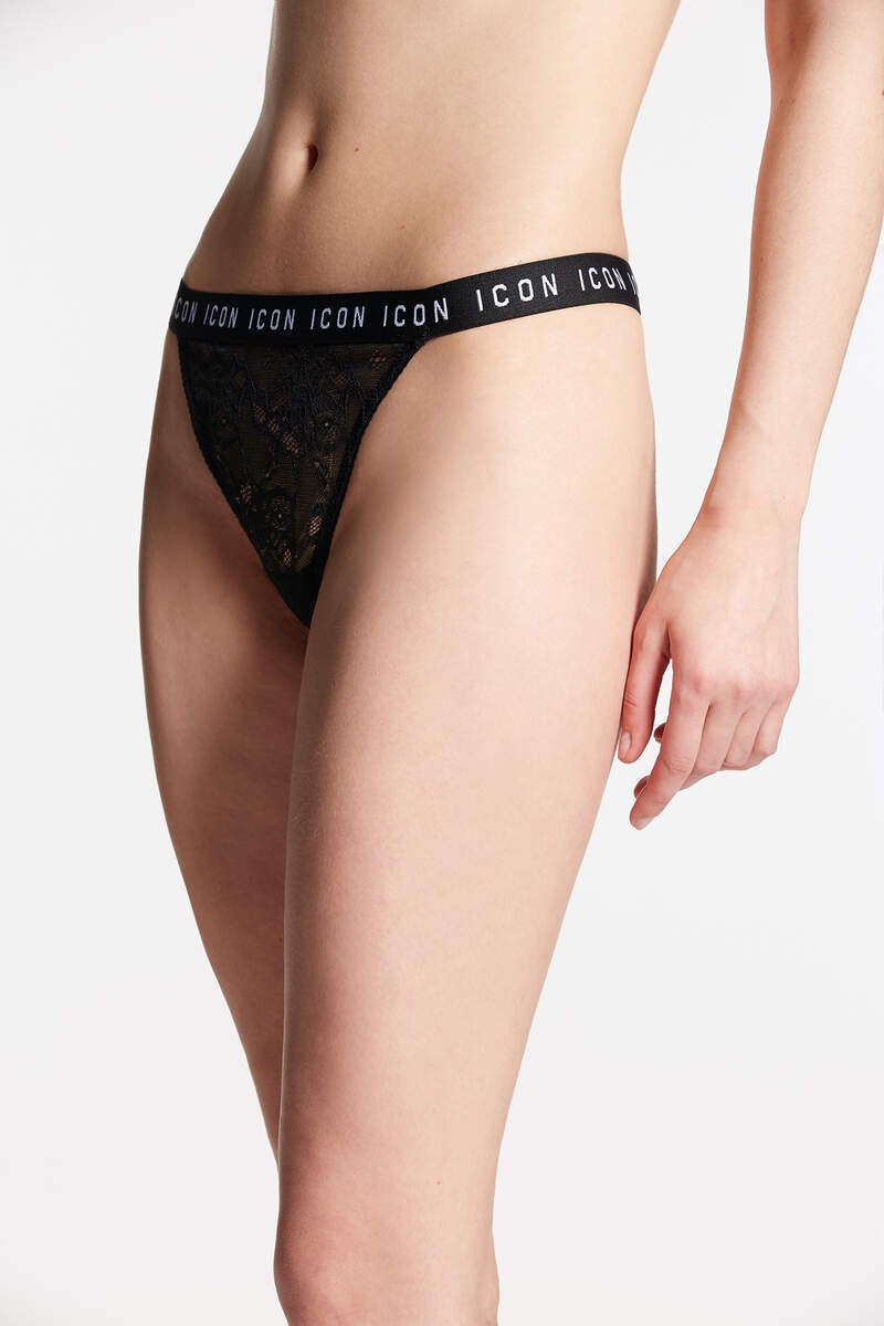 ICON LACE THONG - 1