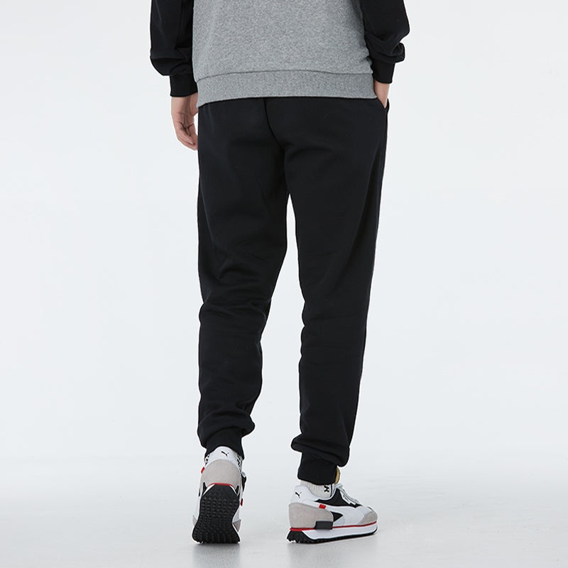 PUMA Ess Logo Pants Fl Cl Pants 'Black' 846385-01 - 4